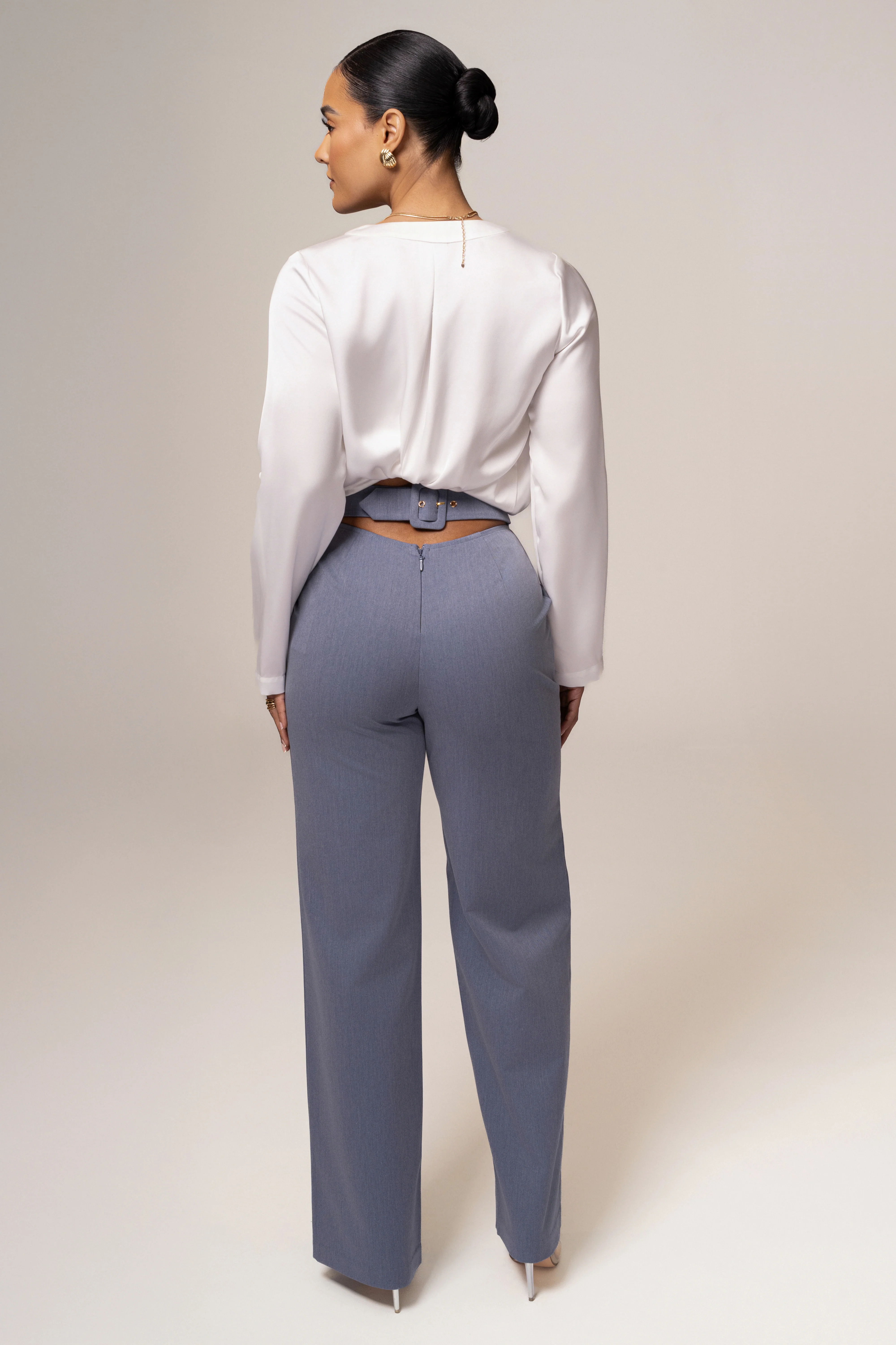 Denim Status Belted Pants - Image 8