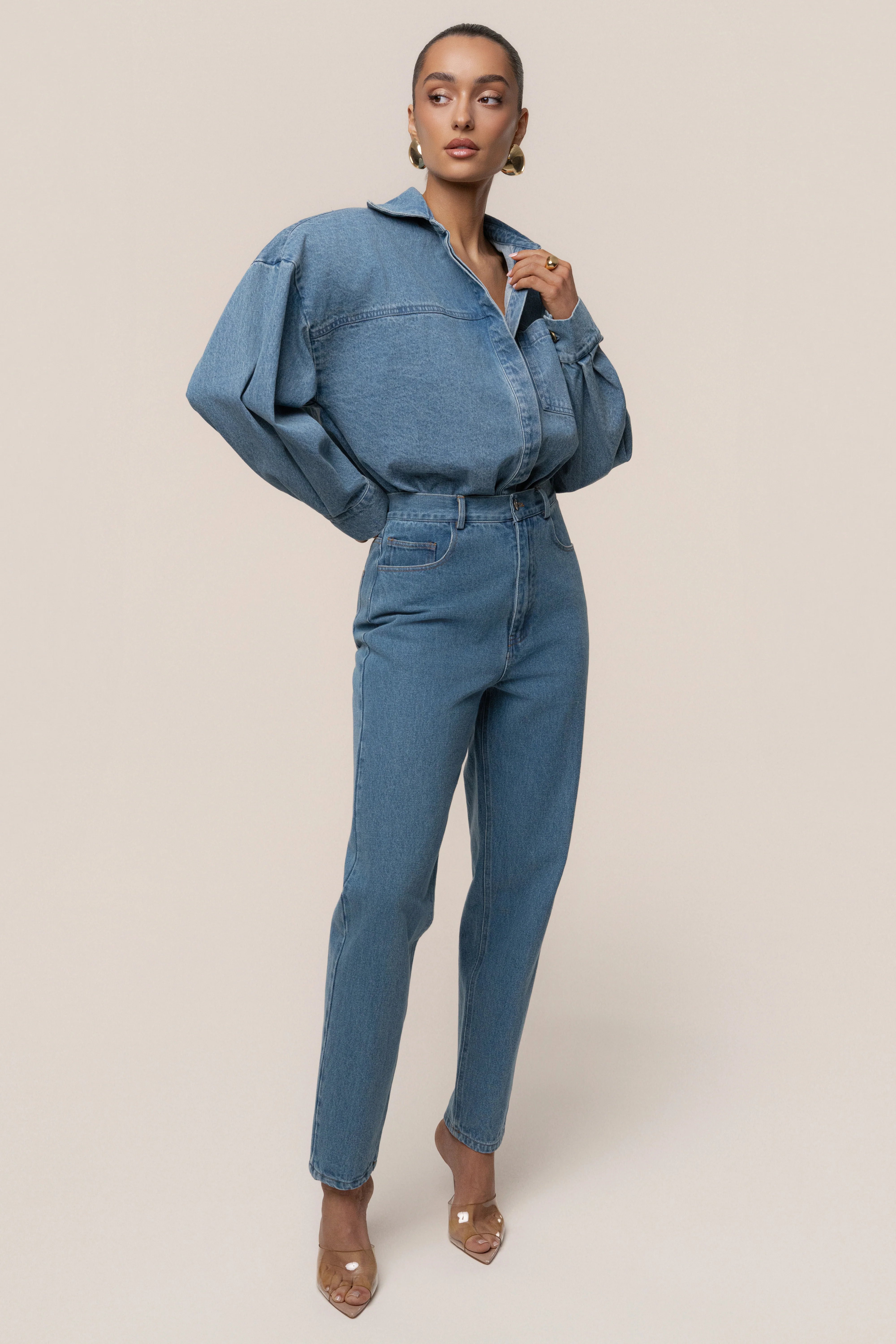 Denim Unstoppable Bodysuit - Image 7