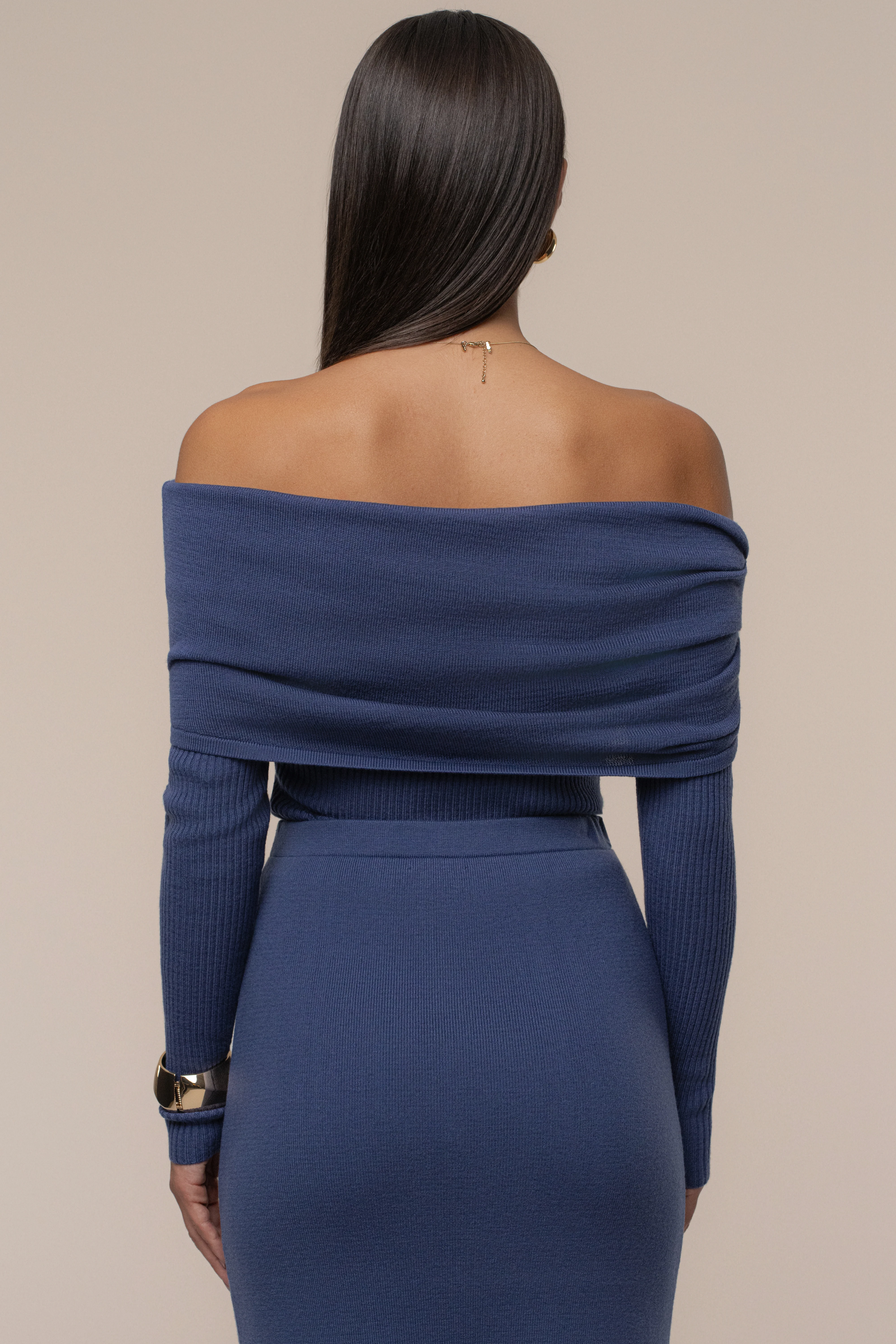 Dusk Off The Shoulder Knit Top - Image 15