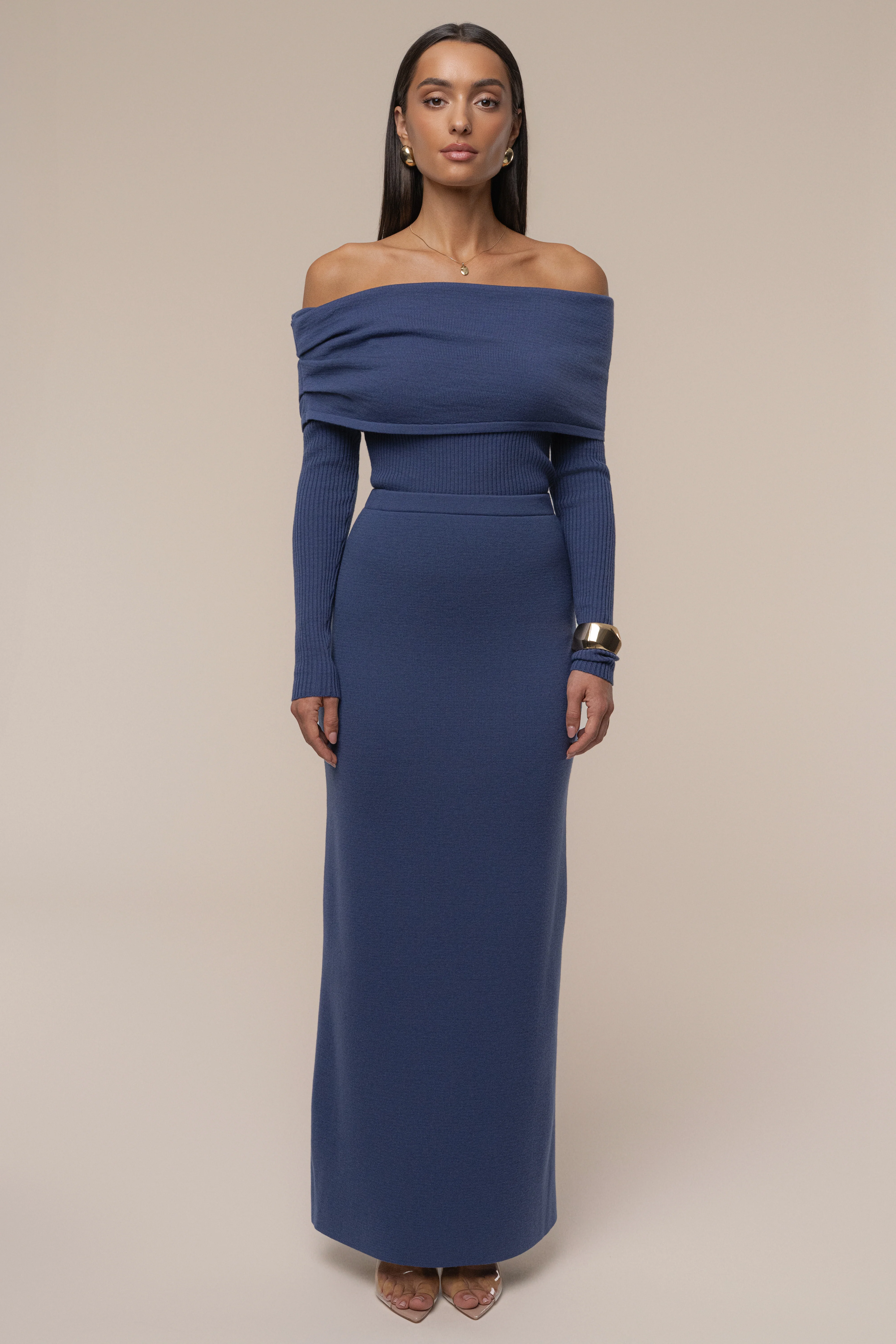 Dusk Off The Shoulder Knit Top - Image 2