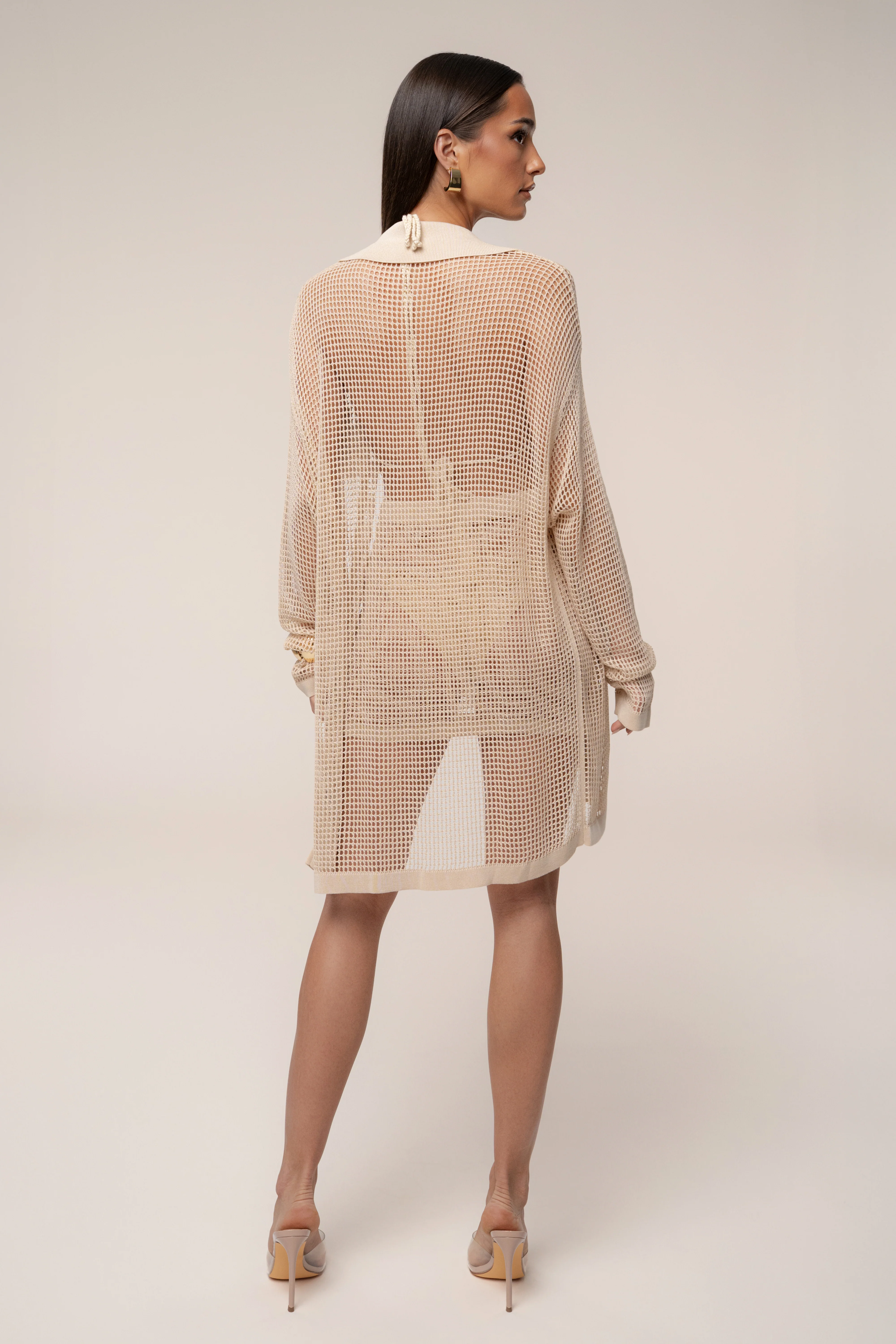 Ecru Solara Embroidered Button Up Top - Image 13