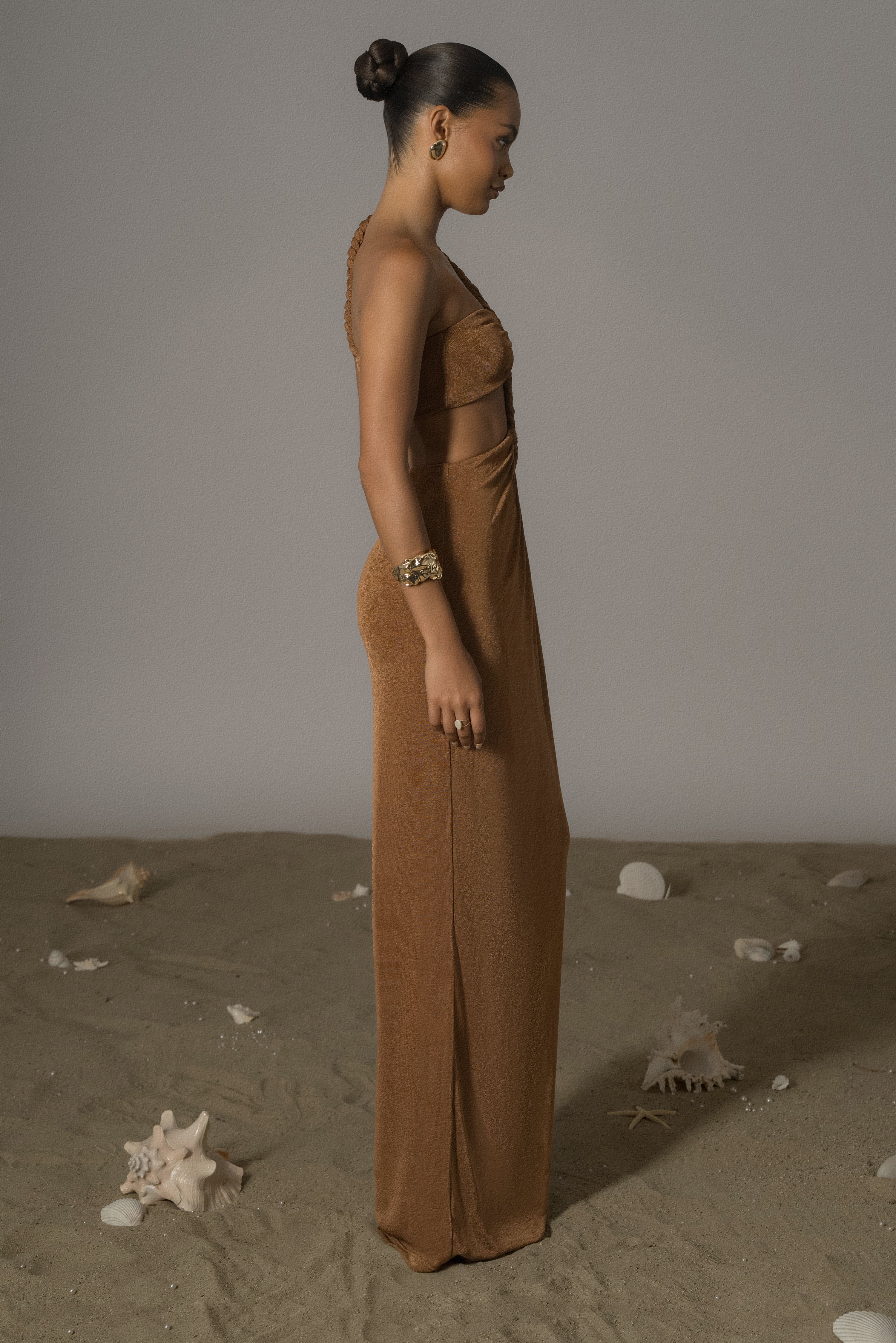 Ema One Shoulder Maxi Dress - Image 9