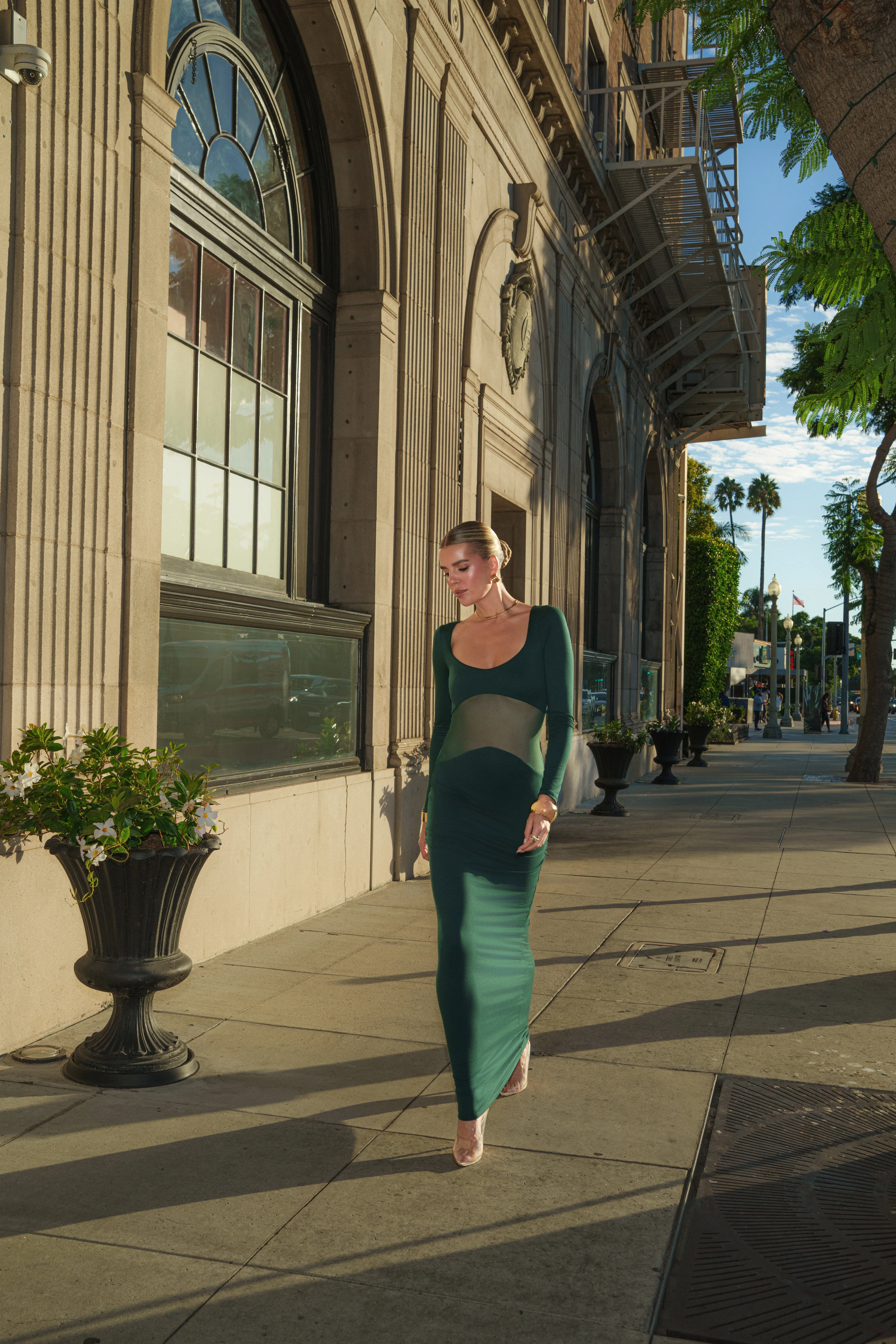 Emerald Glitz Hour Maxi Dress - Image 5