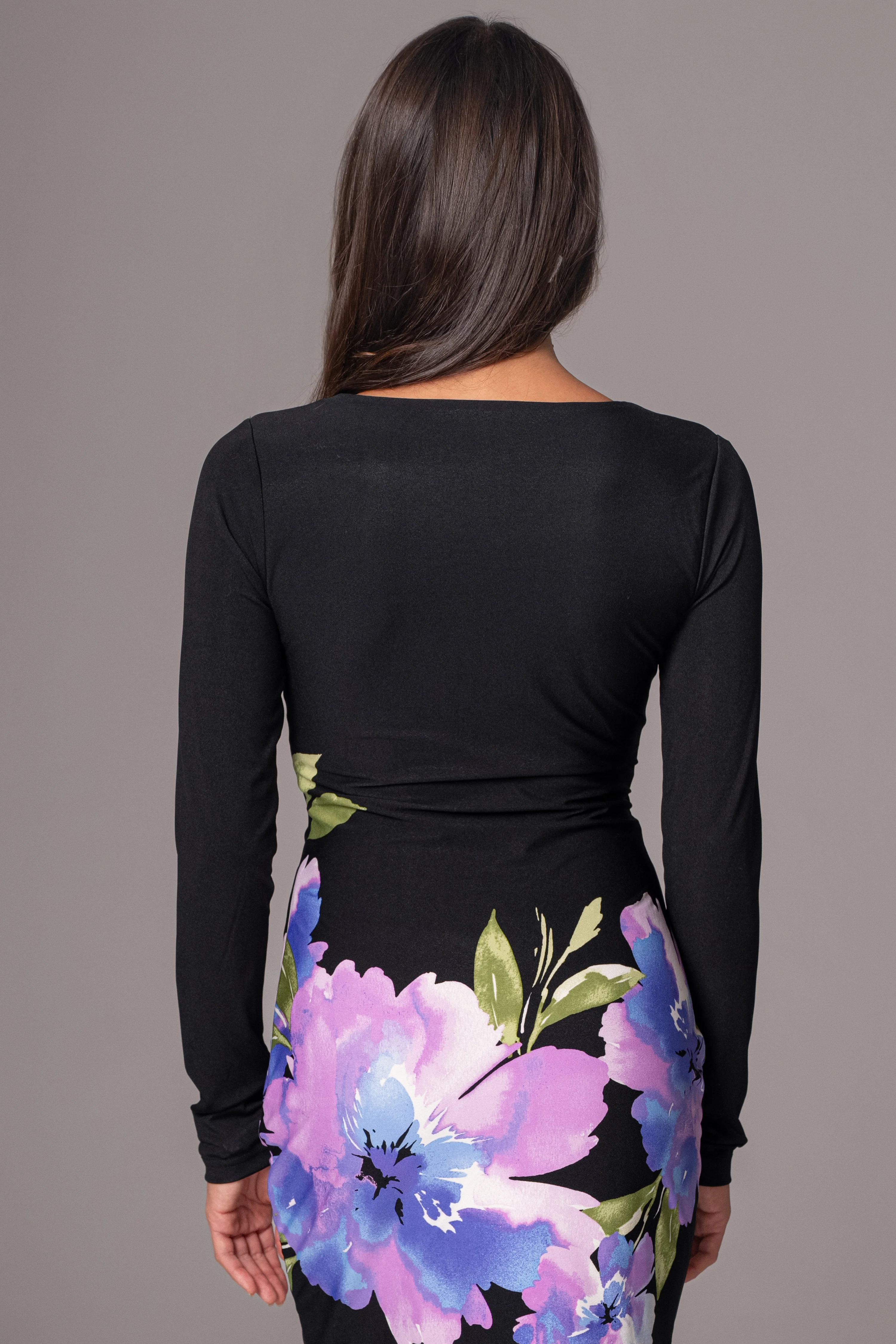 Floral Print Exotic Flower Dress - Image 7