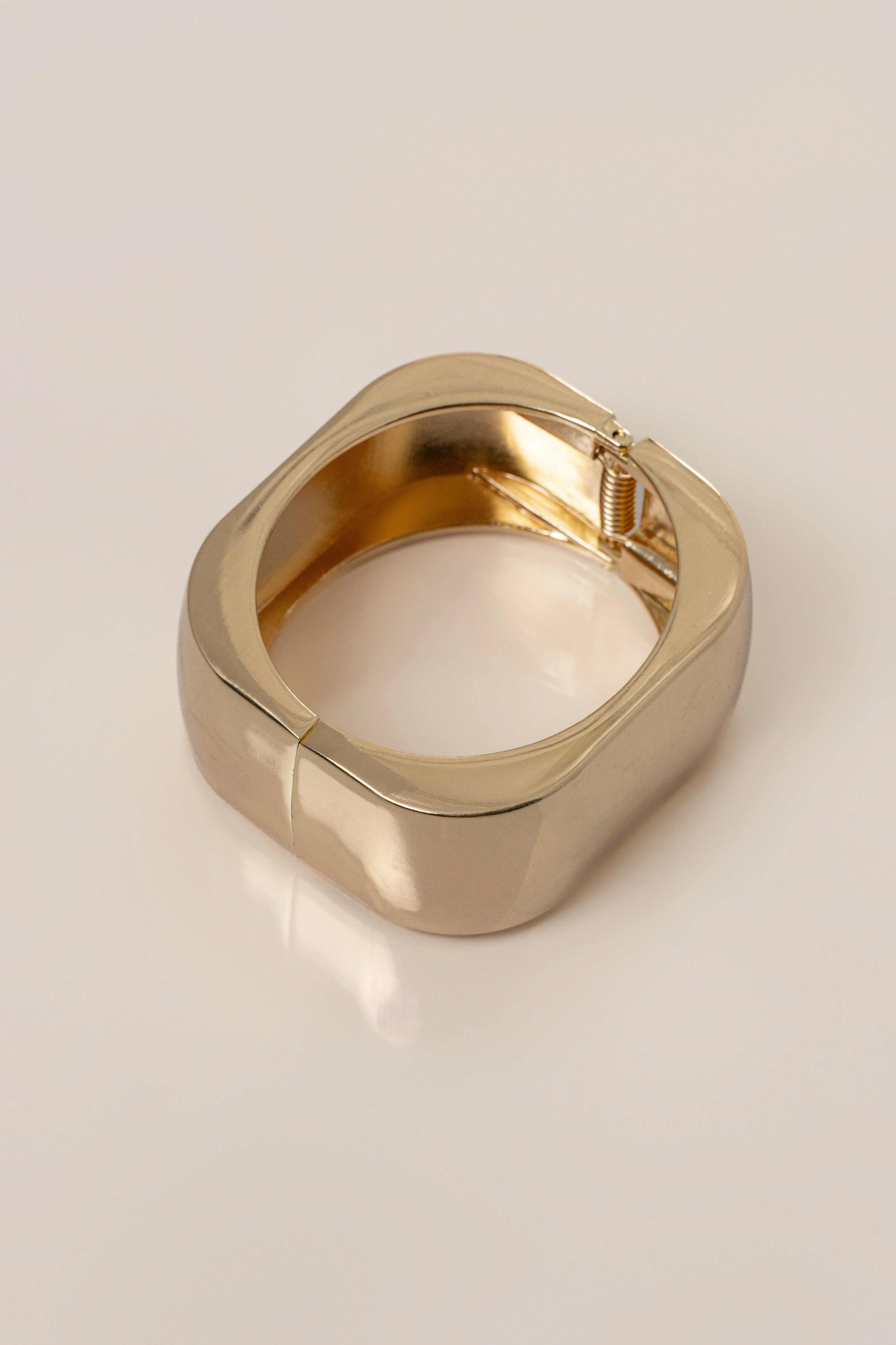 Gold Adria Hinge Bracelet - Image 2