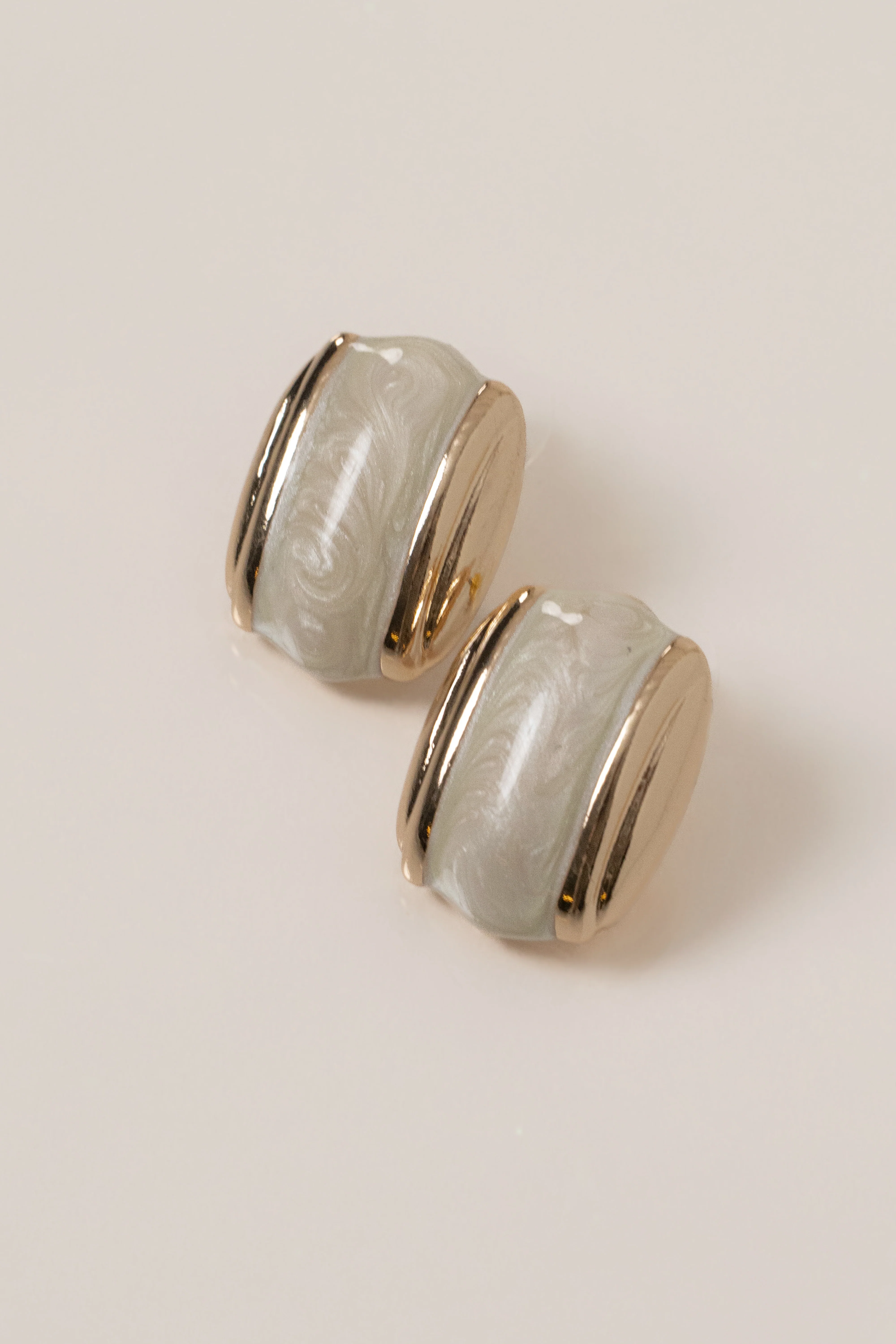 Gold Capri Glow Earrings - Image 3