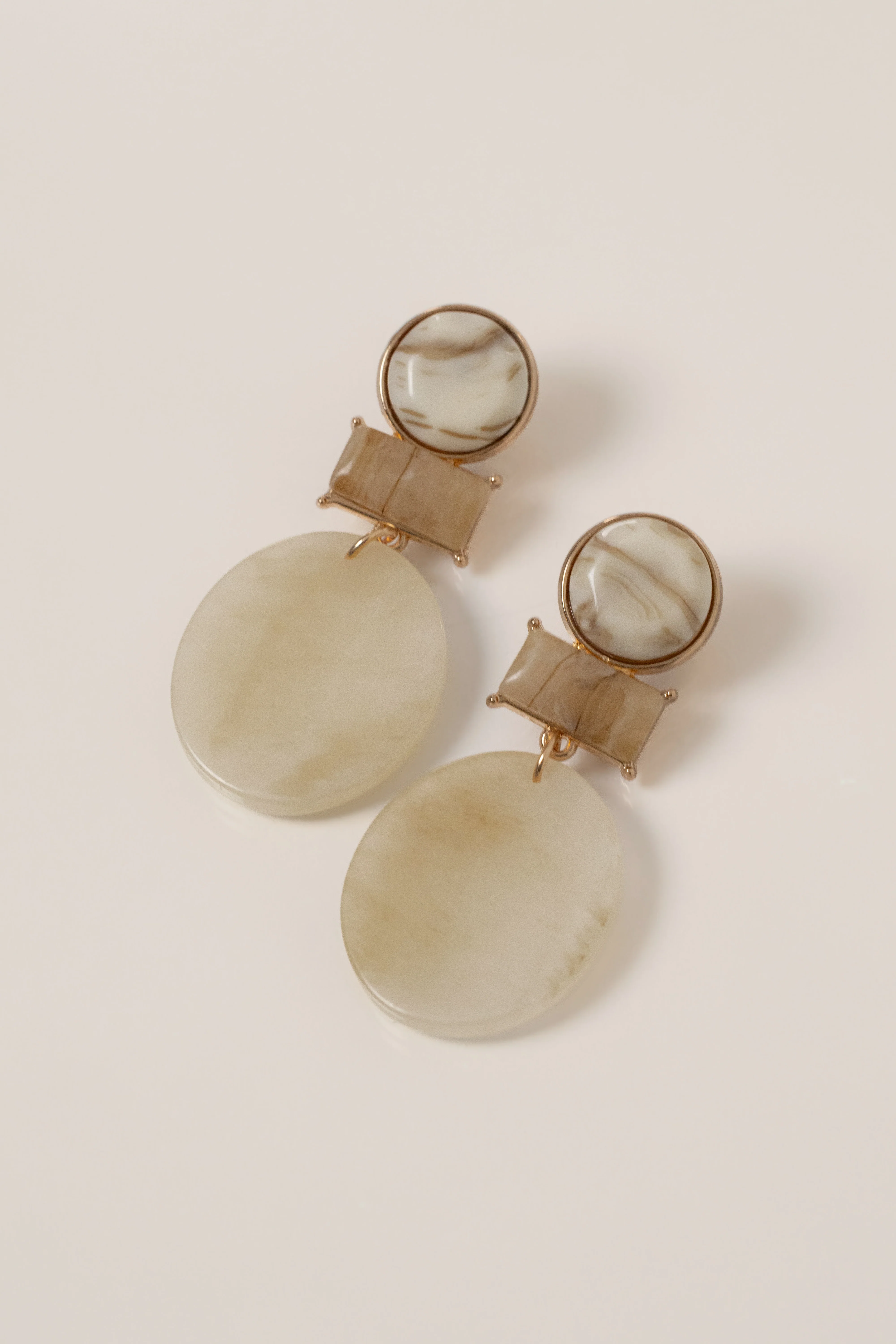 Gold  Escape Dangle Earrings - Image 3