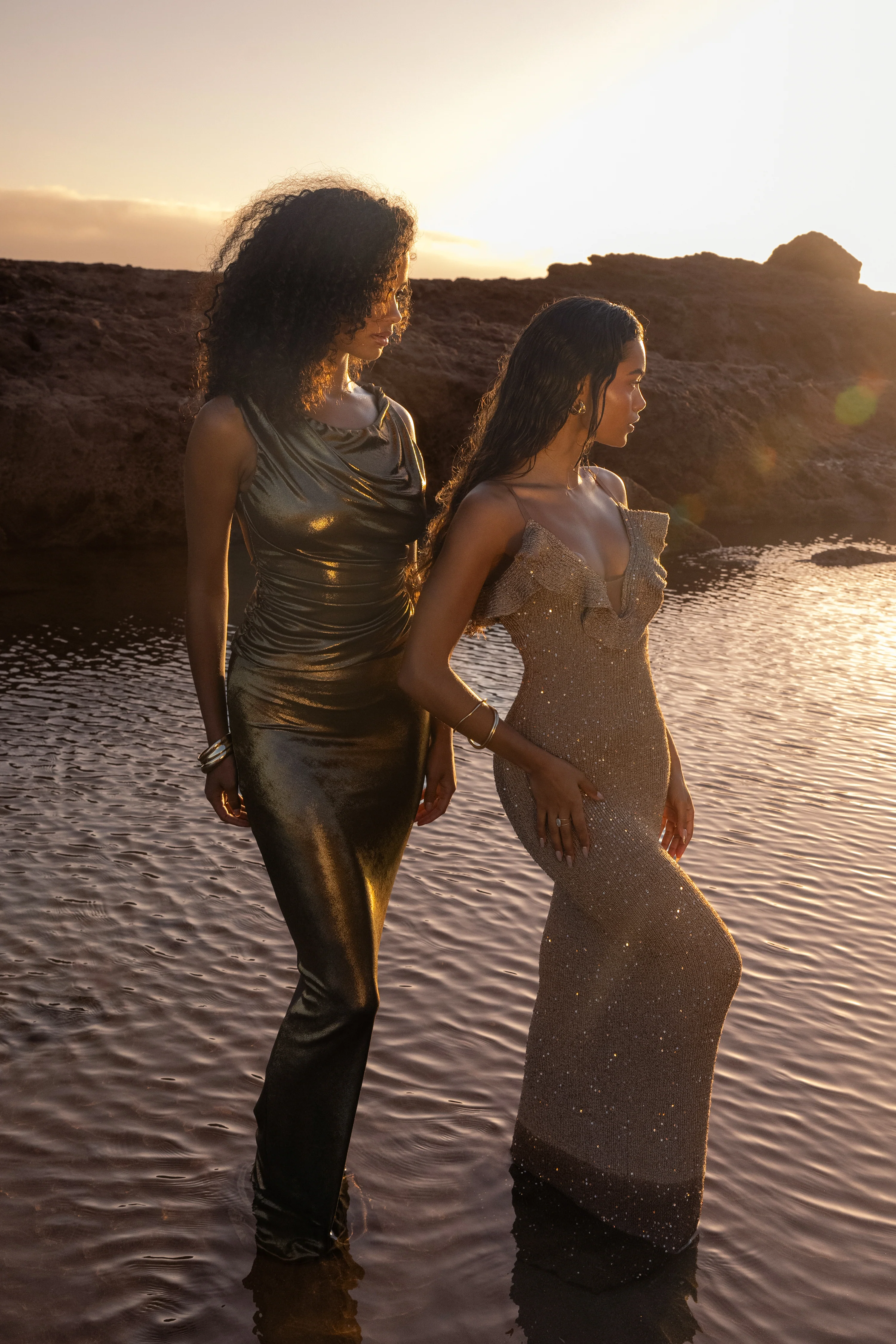 Gold First Dance Metallic Skirt Set - Image 11