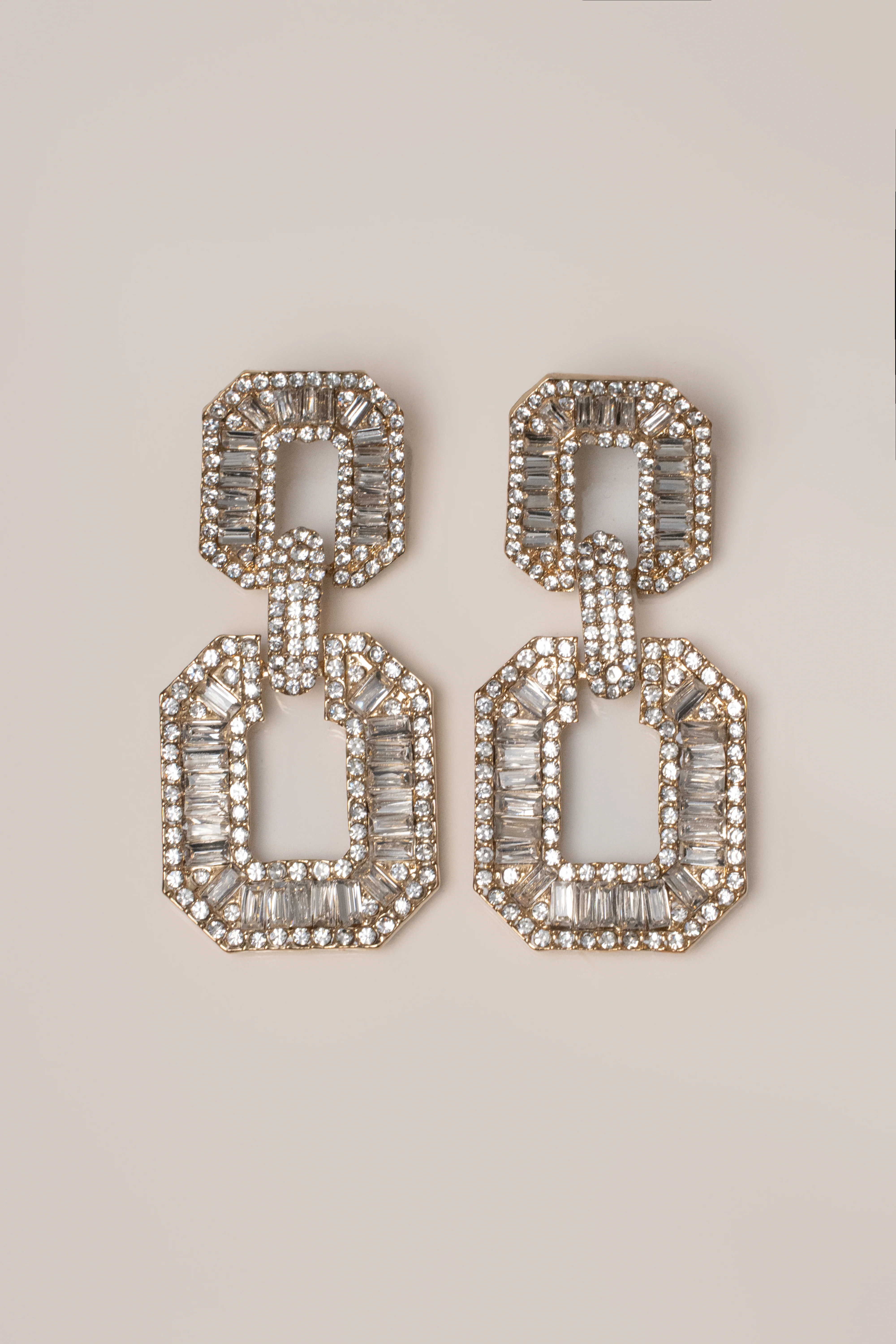 Gold Gleam Connection Earrings - Image 3