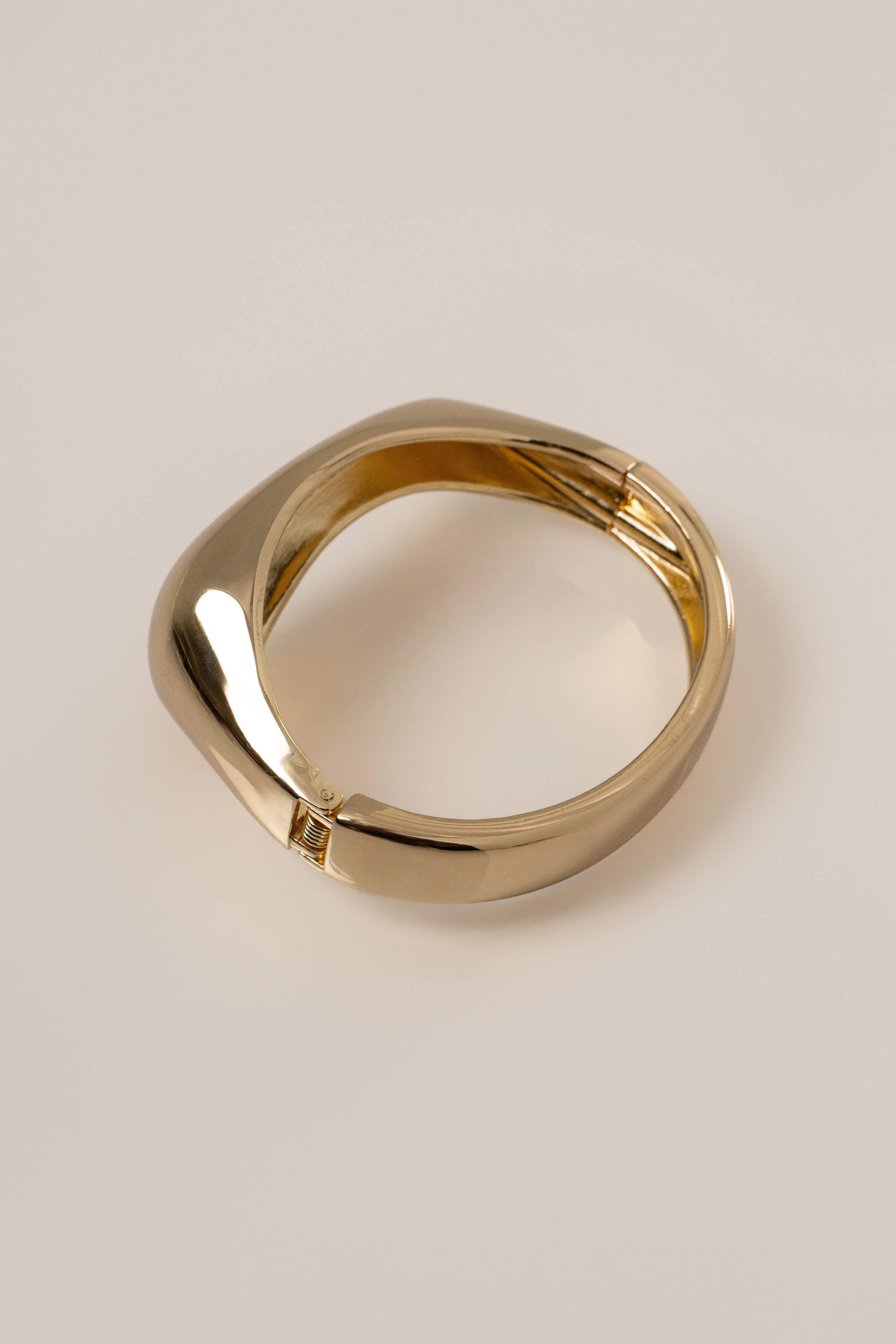 Gold Ines Hinge Bracelet - Image 3