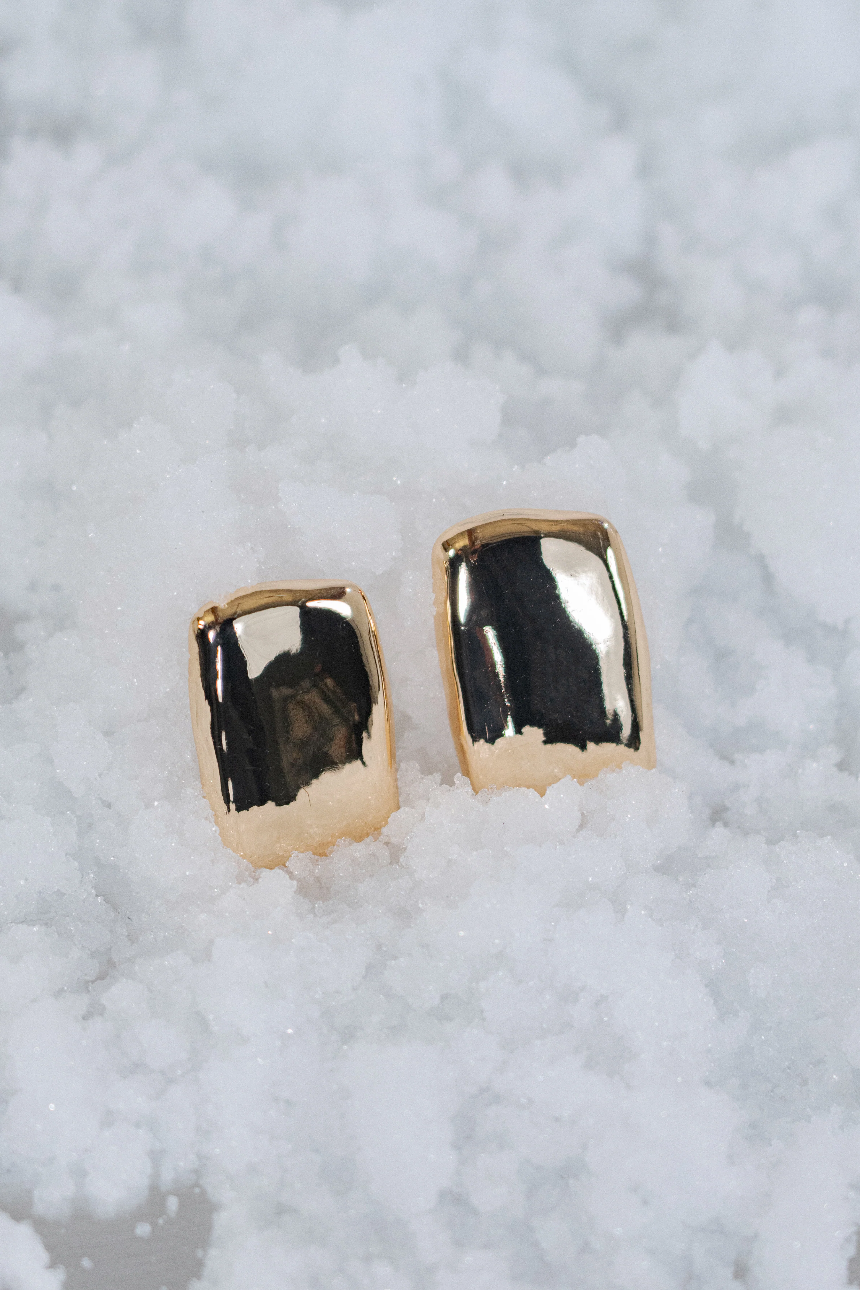 Gold JLUXLABEL Logo Earrings - Image 6