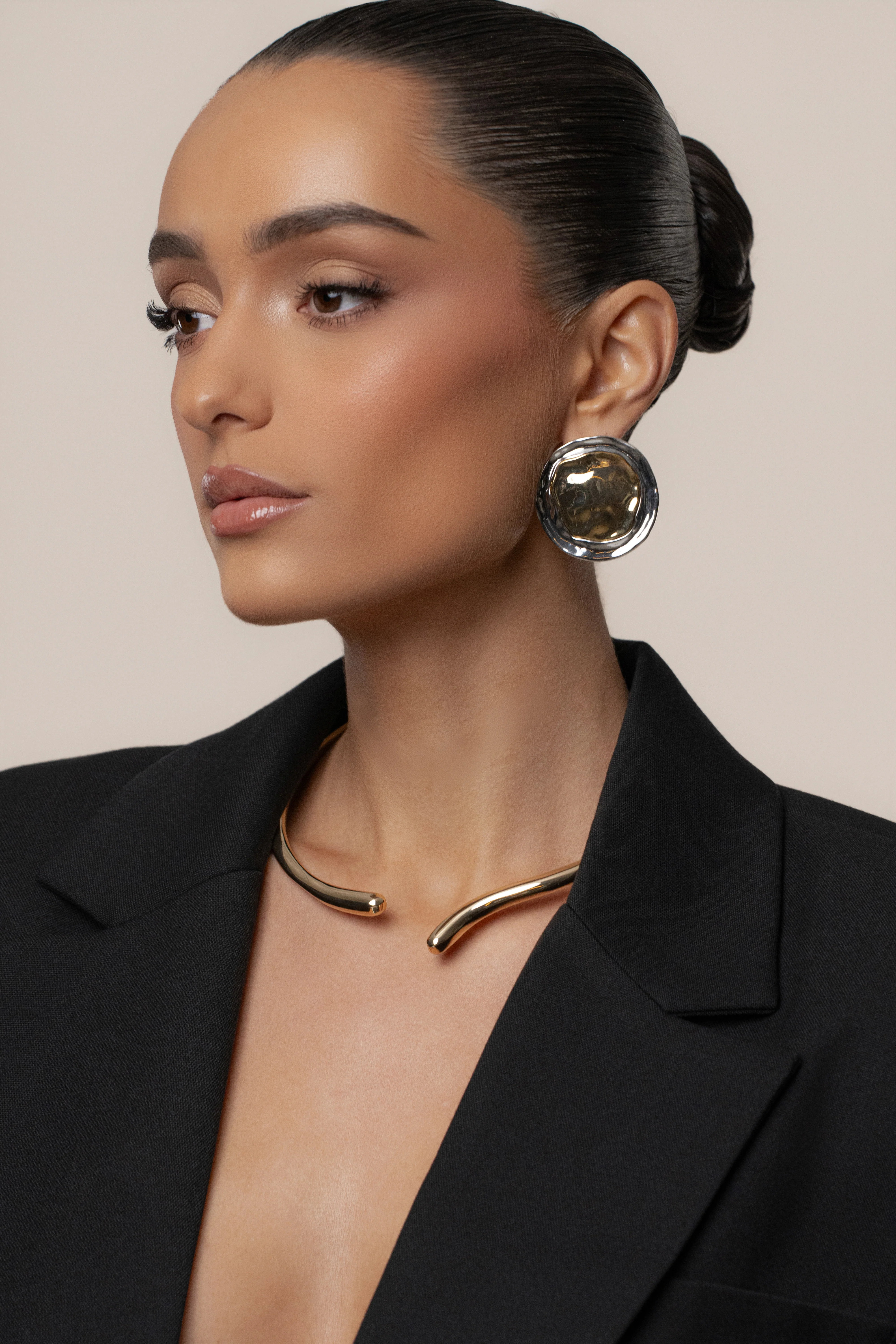 Gold Jules Earrings - Image 2
