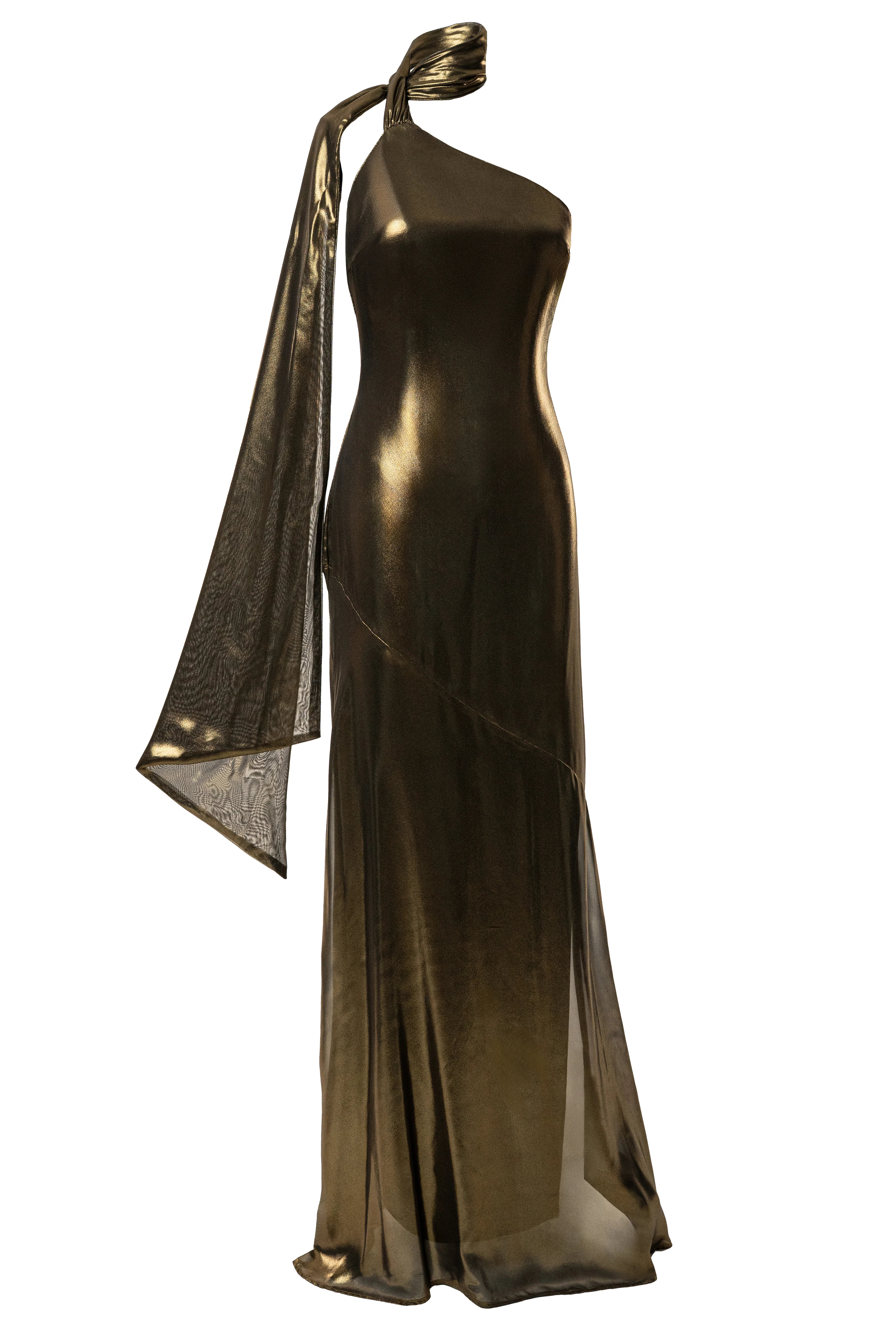 Gold Night Of Elegance Maxi Gown - Image 2