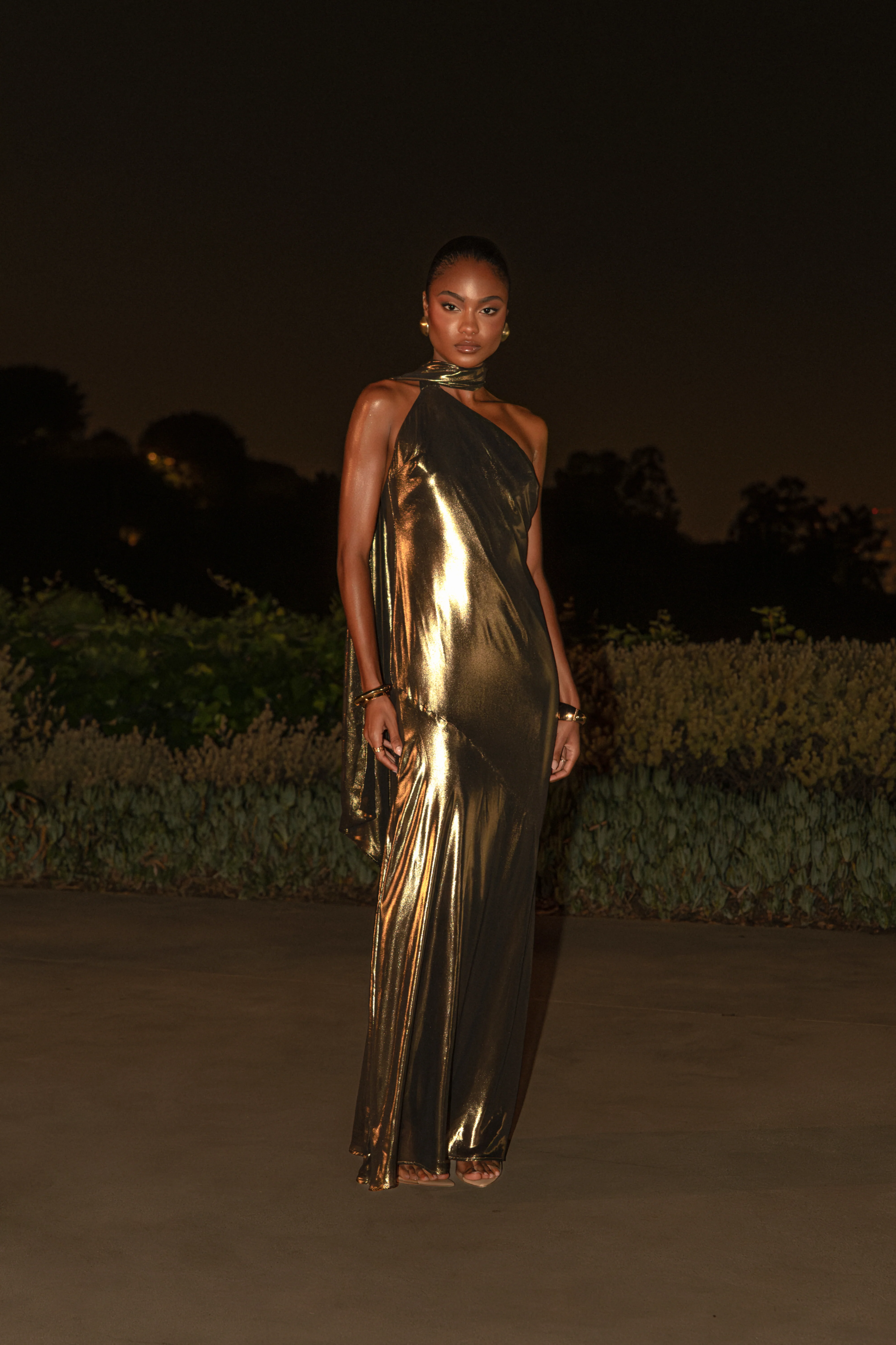 Gold Night Of Elegance Maxi Gown - Image 4