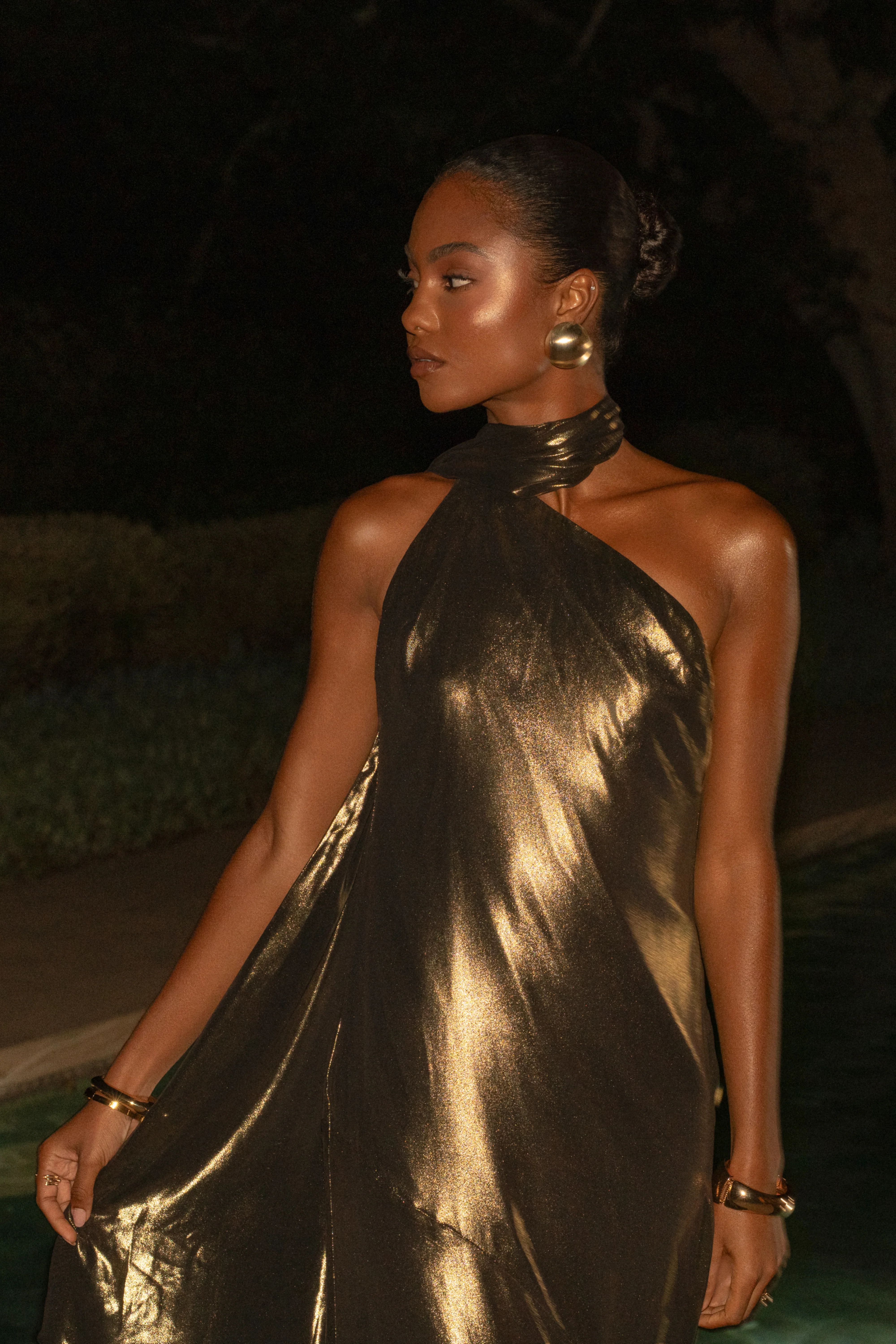 Gold Night Of Elegance Maxi Gown - Image 7