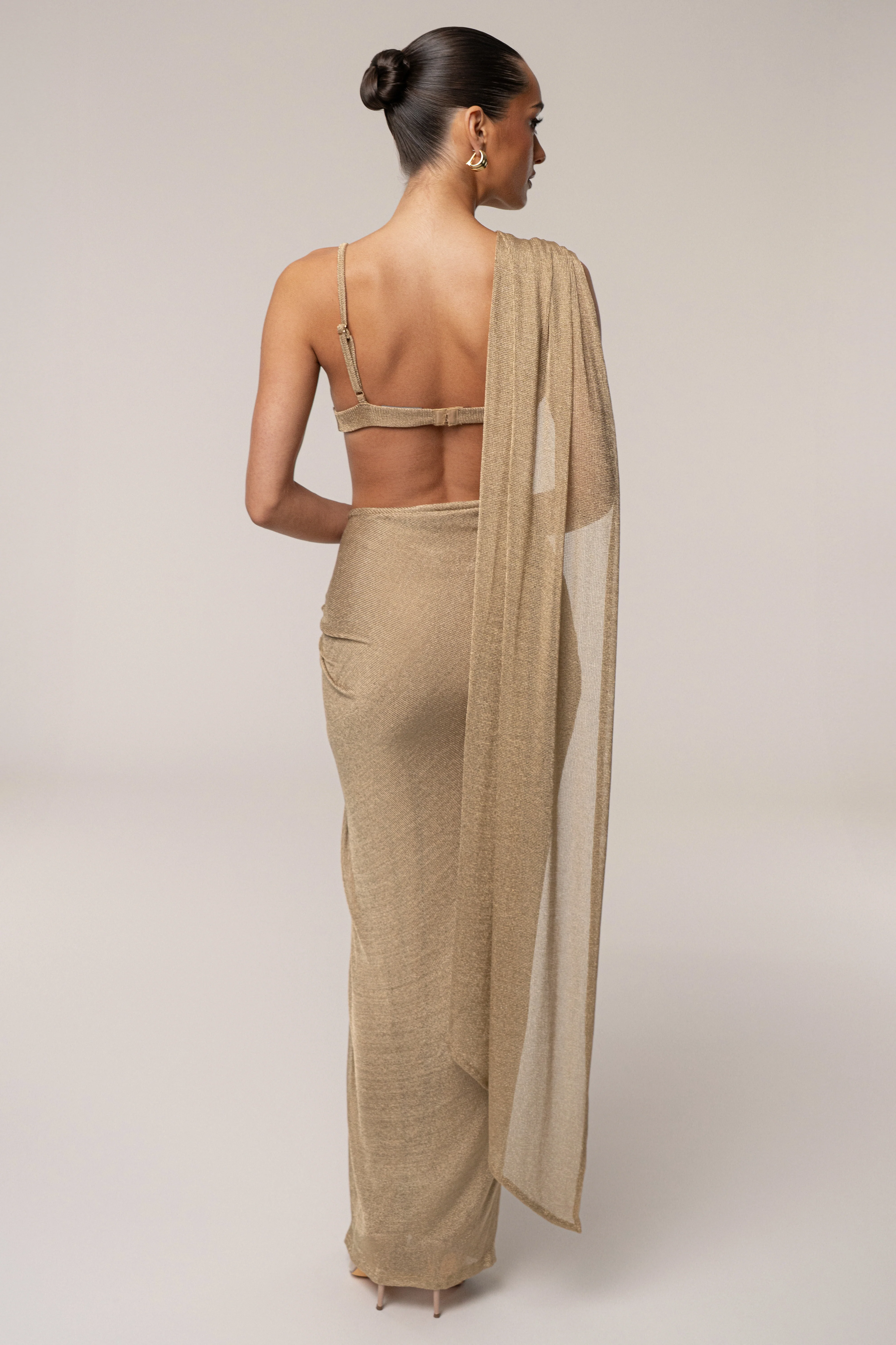 Gold Nocturne Draped Top - Image 15