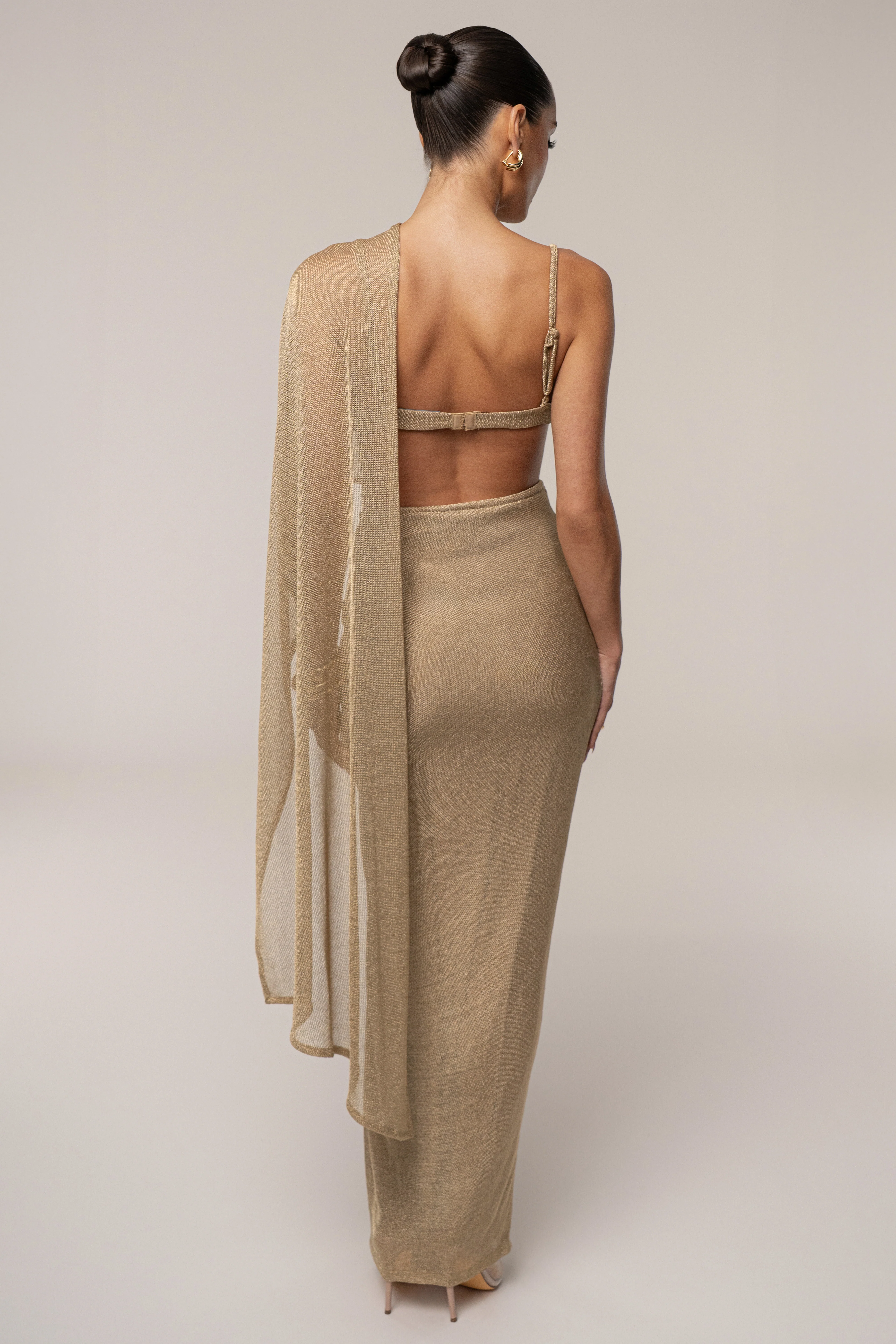 Gold Nocturne Draped Top - Image 17