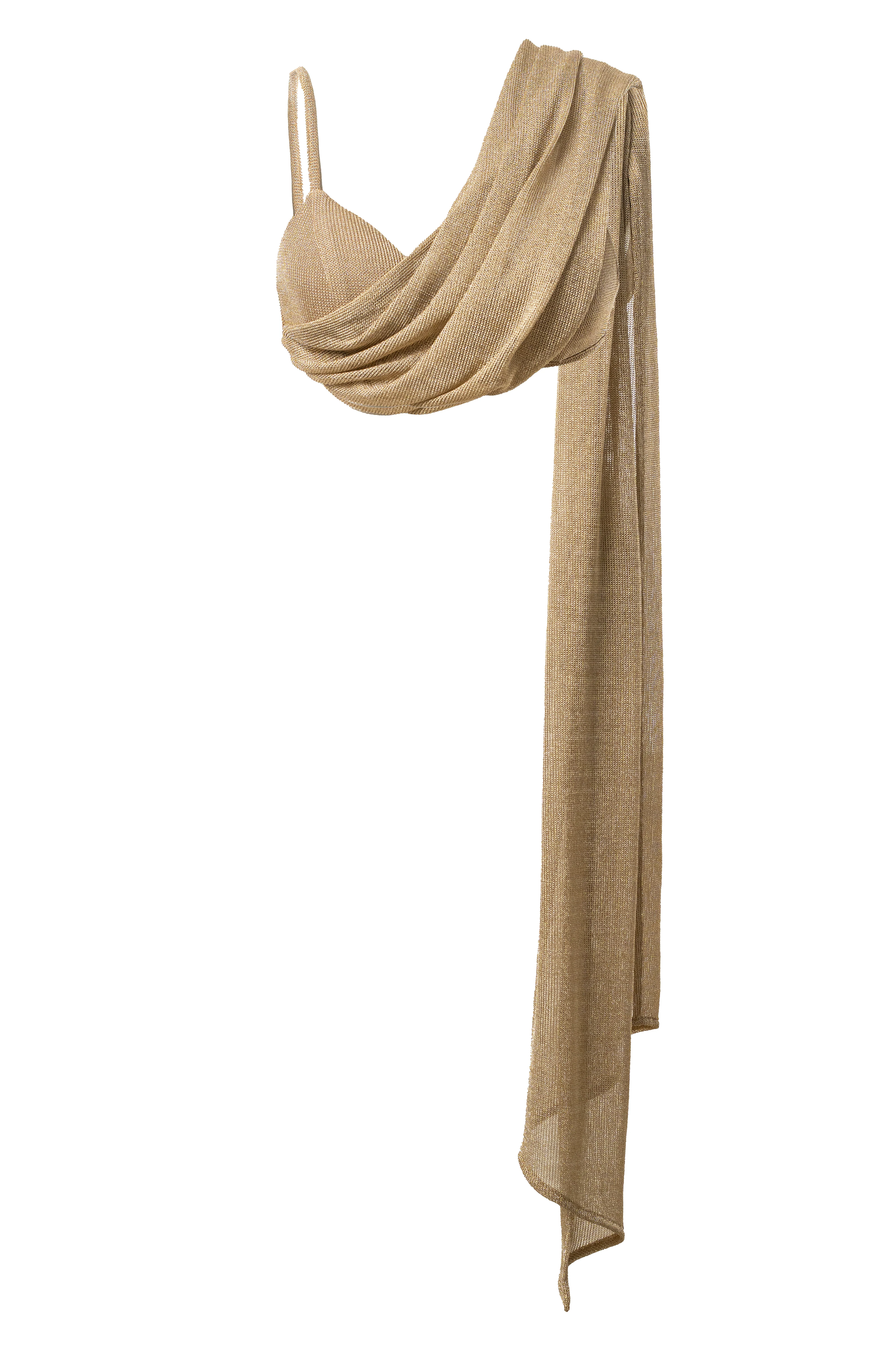 Gold Nocturne Draped Top - Image 4