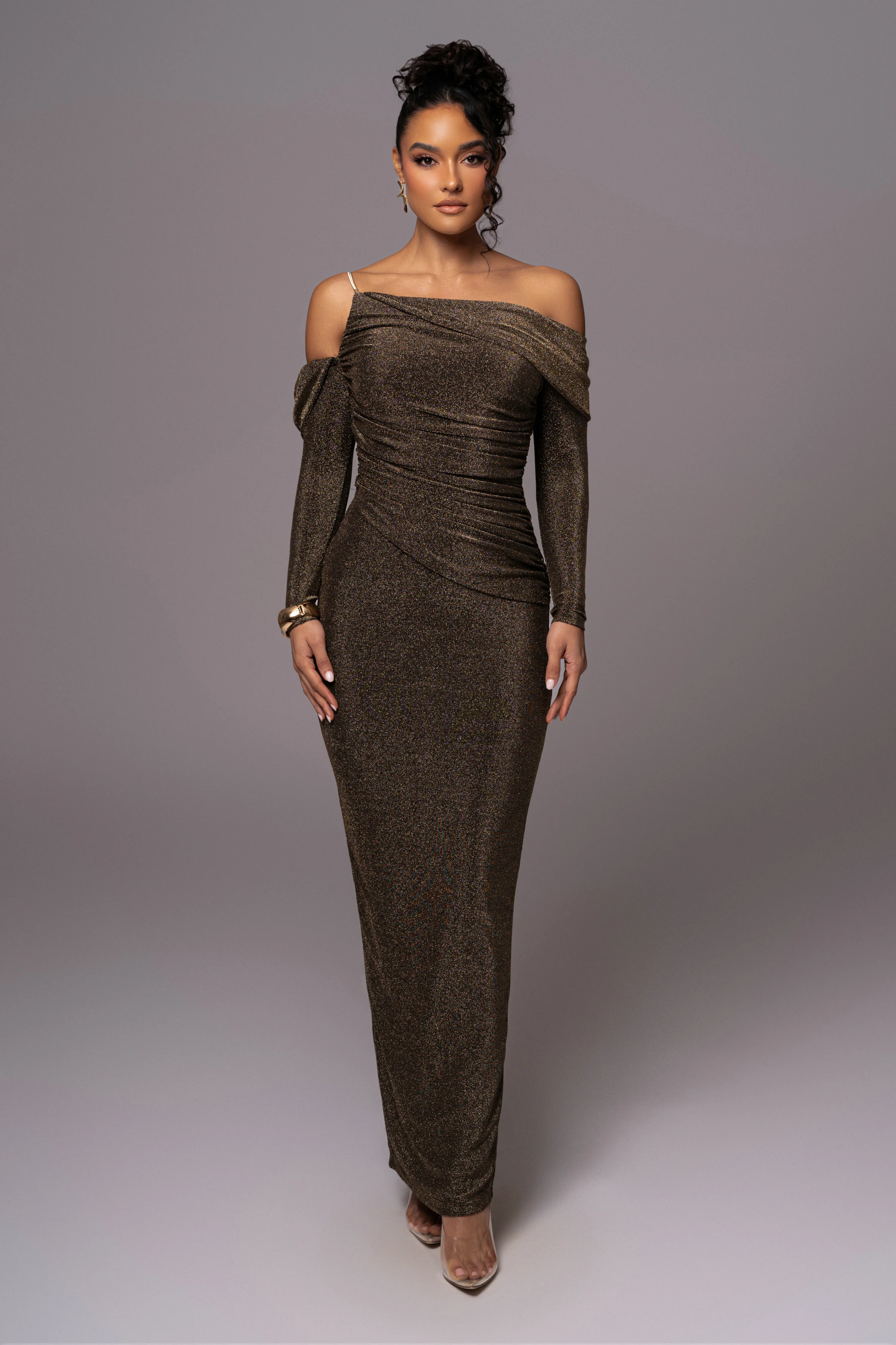 Gold Serina Maxi Dress - Image 10