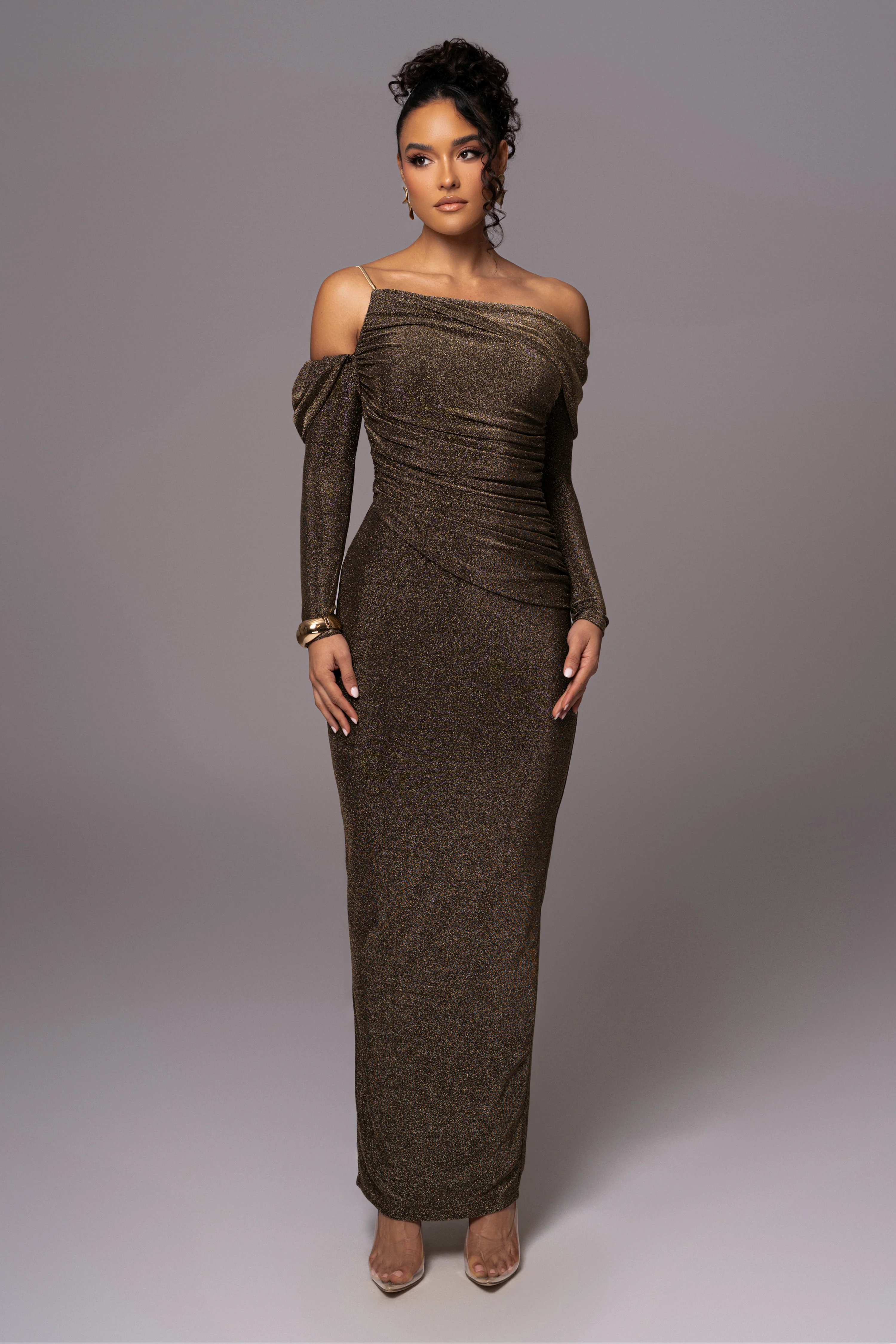 Gold Serina Maxi Dress - Image 2