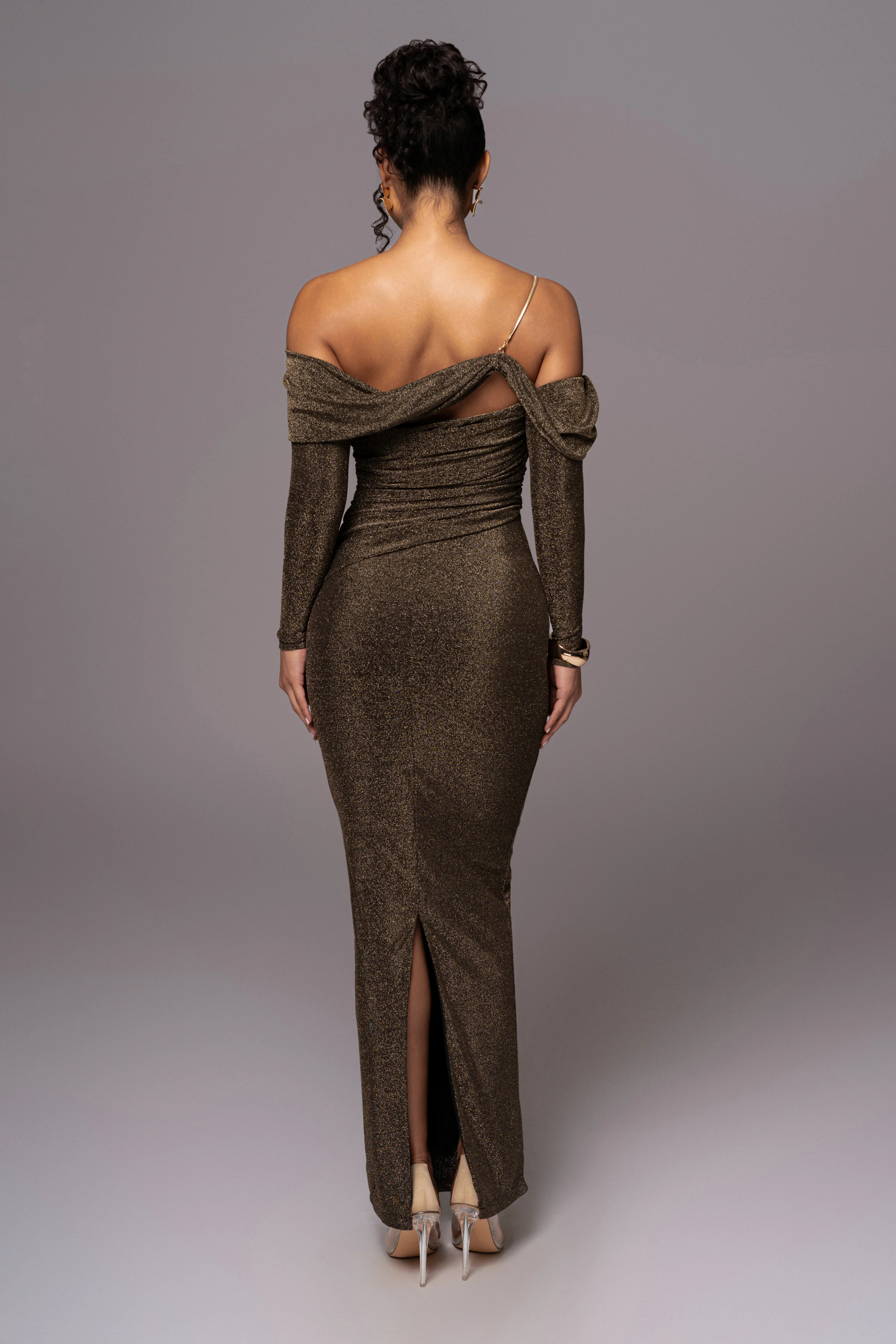 Gold Serina Maxi Dress - Image 20