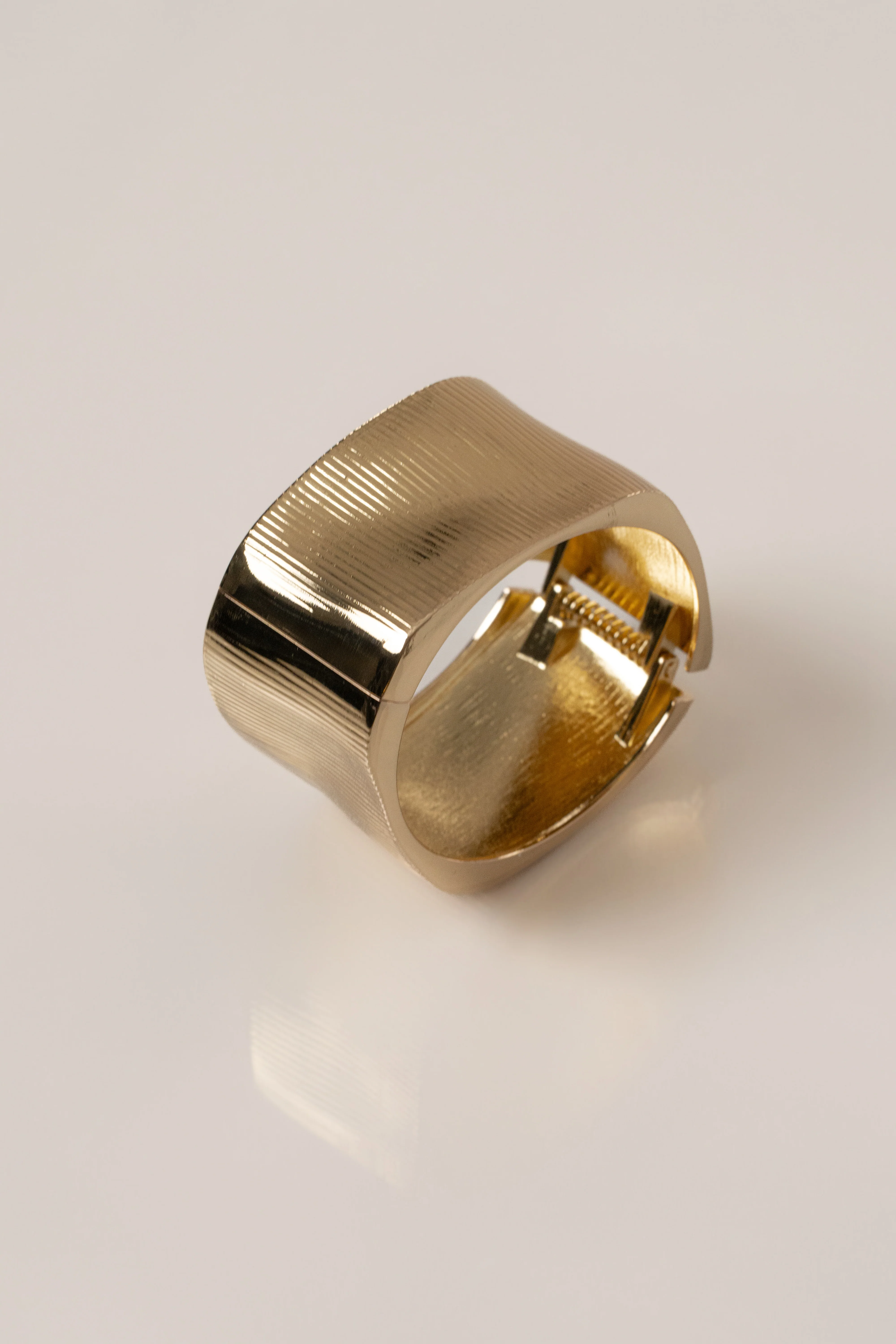 Gold  Soleil Hinge Bracelet - Image 2
