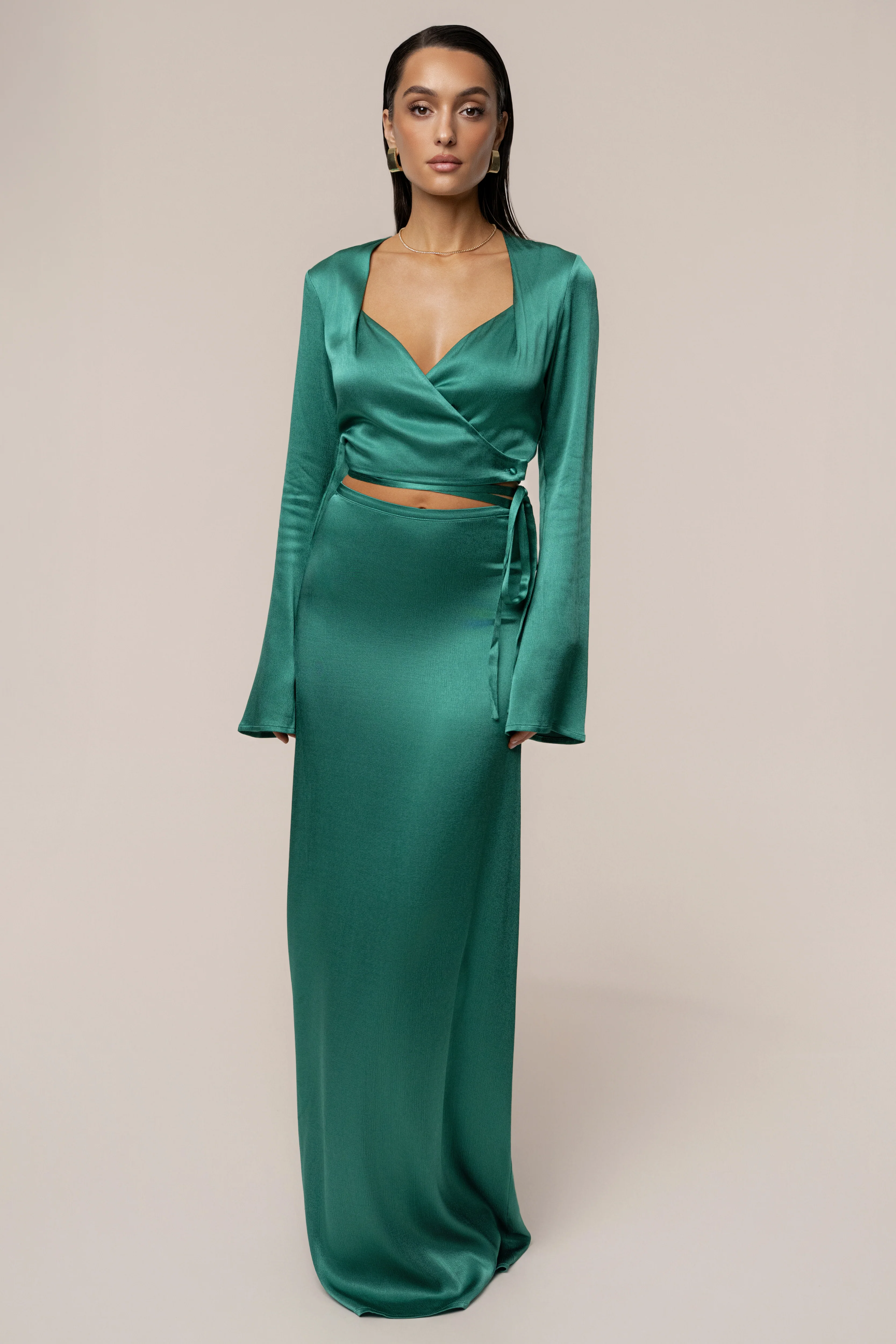 Green Golden Eve Skirt Set - Image 3