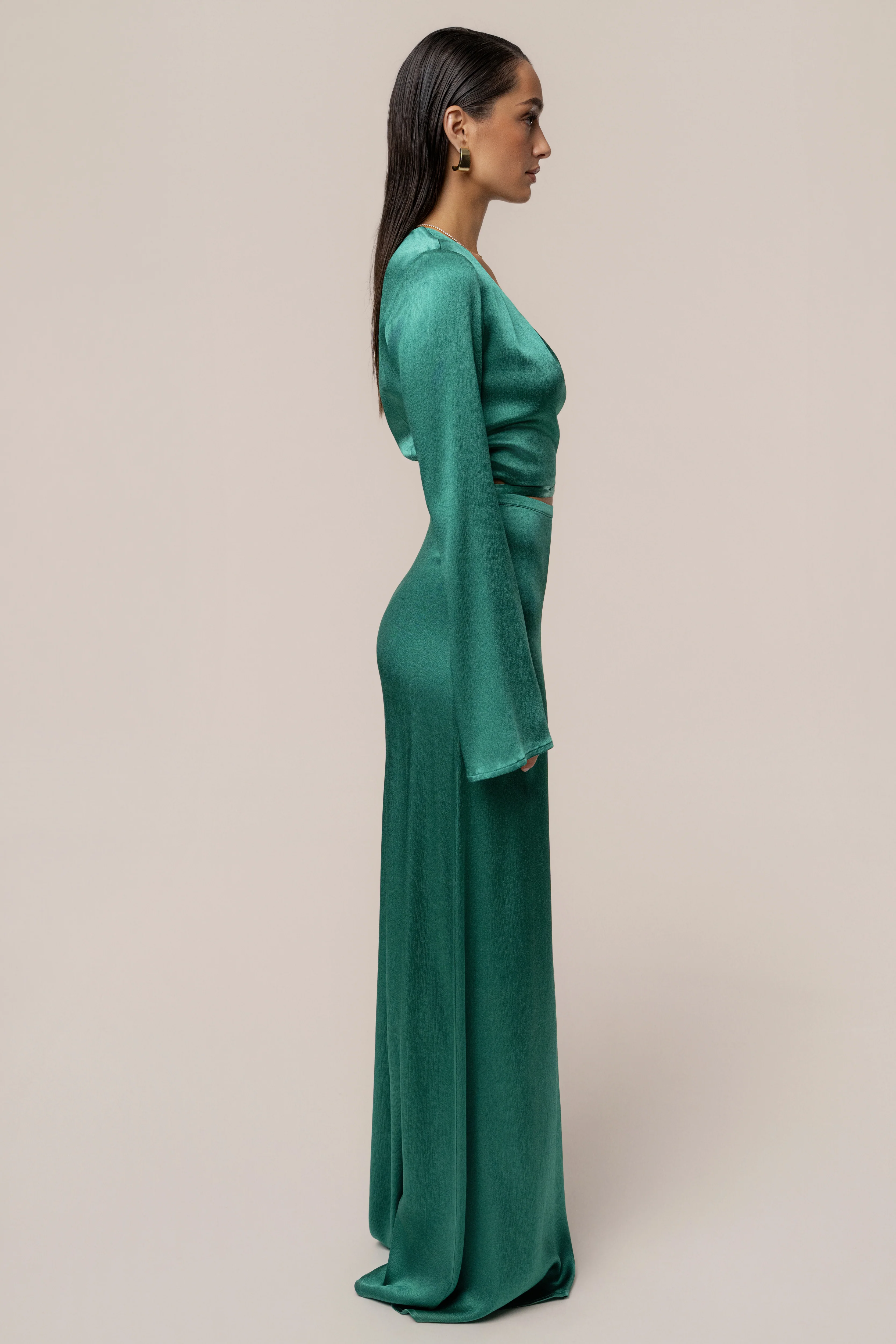 Green Golden Eve Skirt Set - Image 7