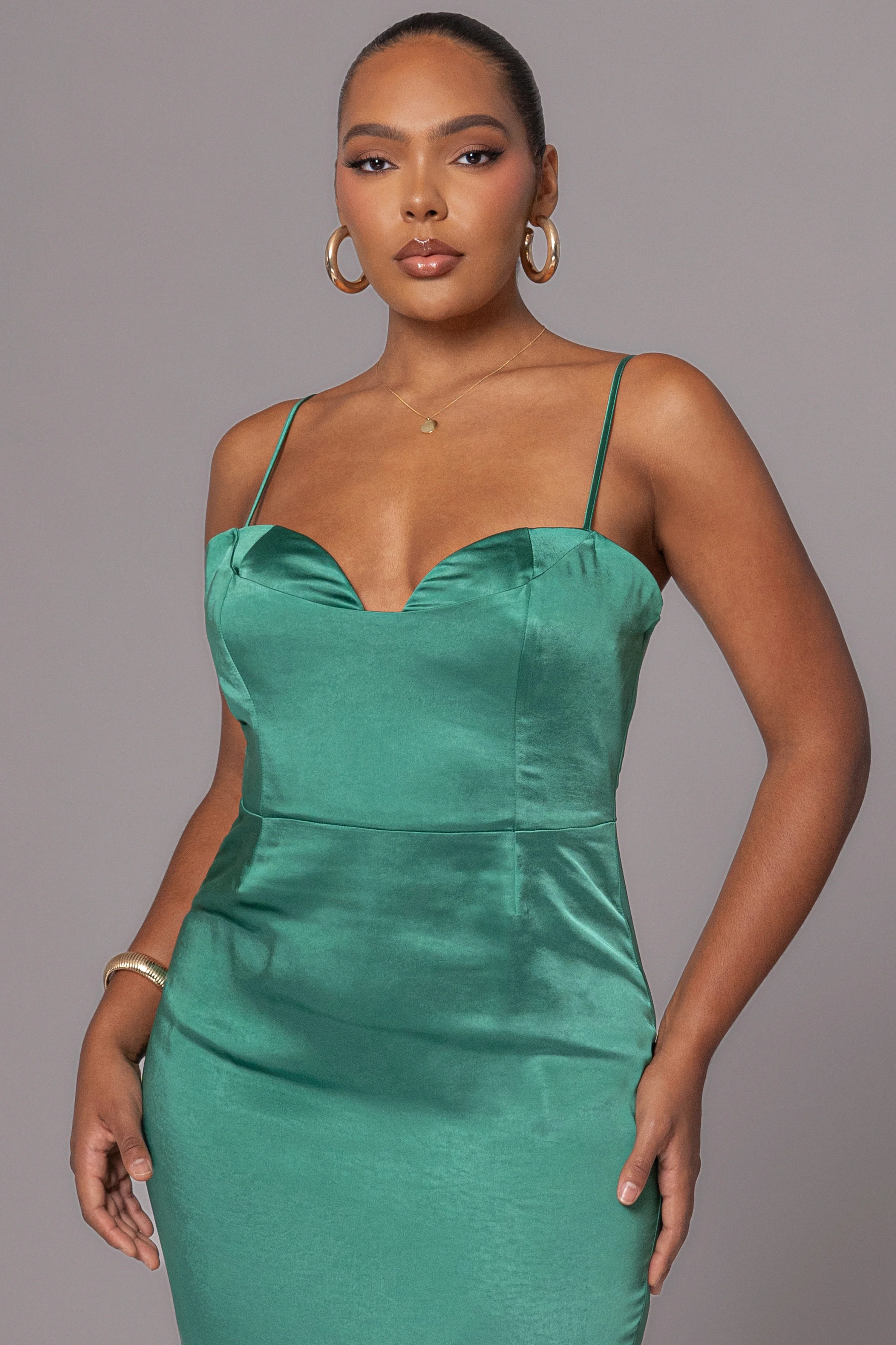 Green Moment In Time Maxi Dress - Image 4