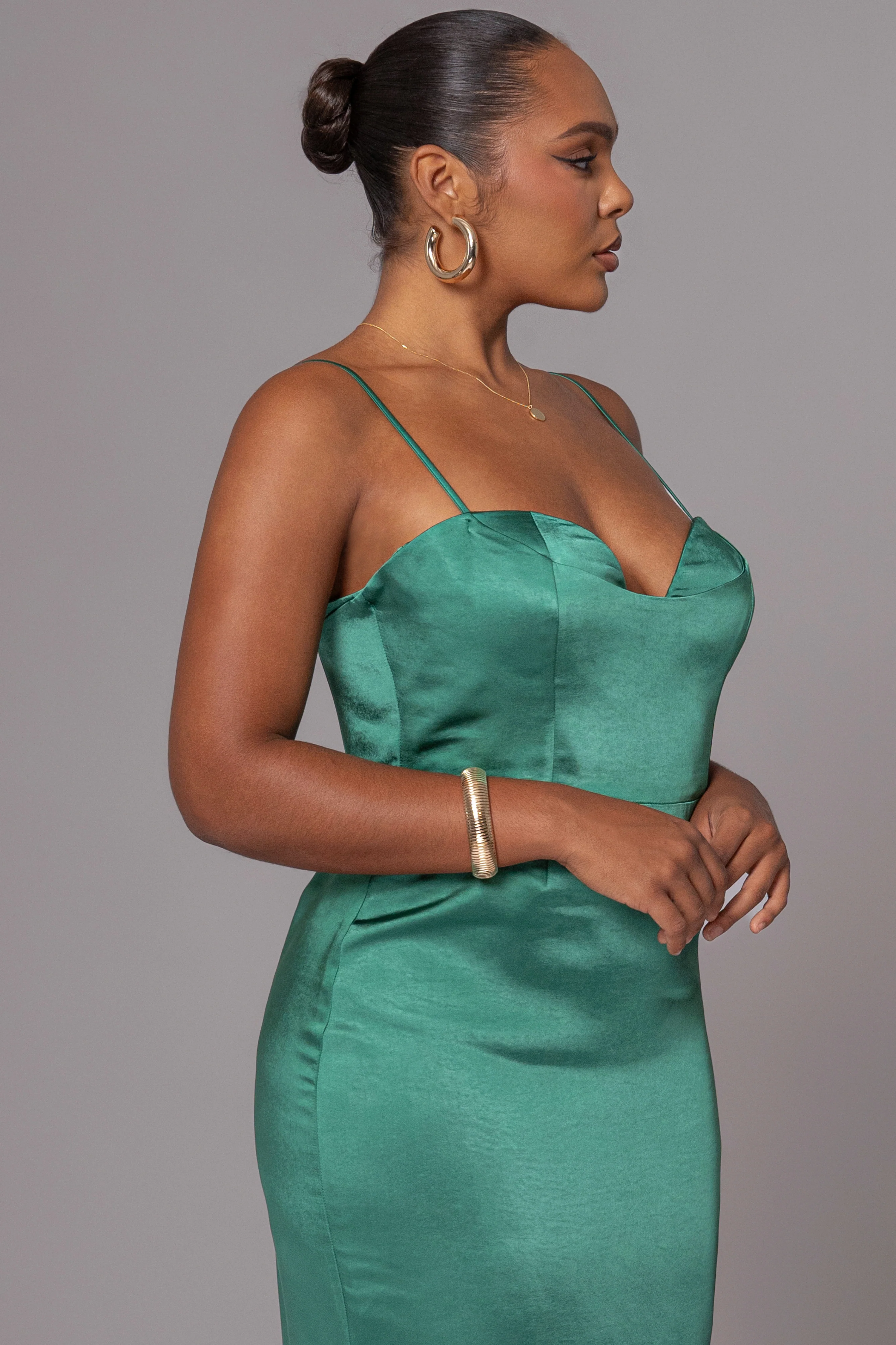 Green Moment In Time Maxi Dress - Image 6
