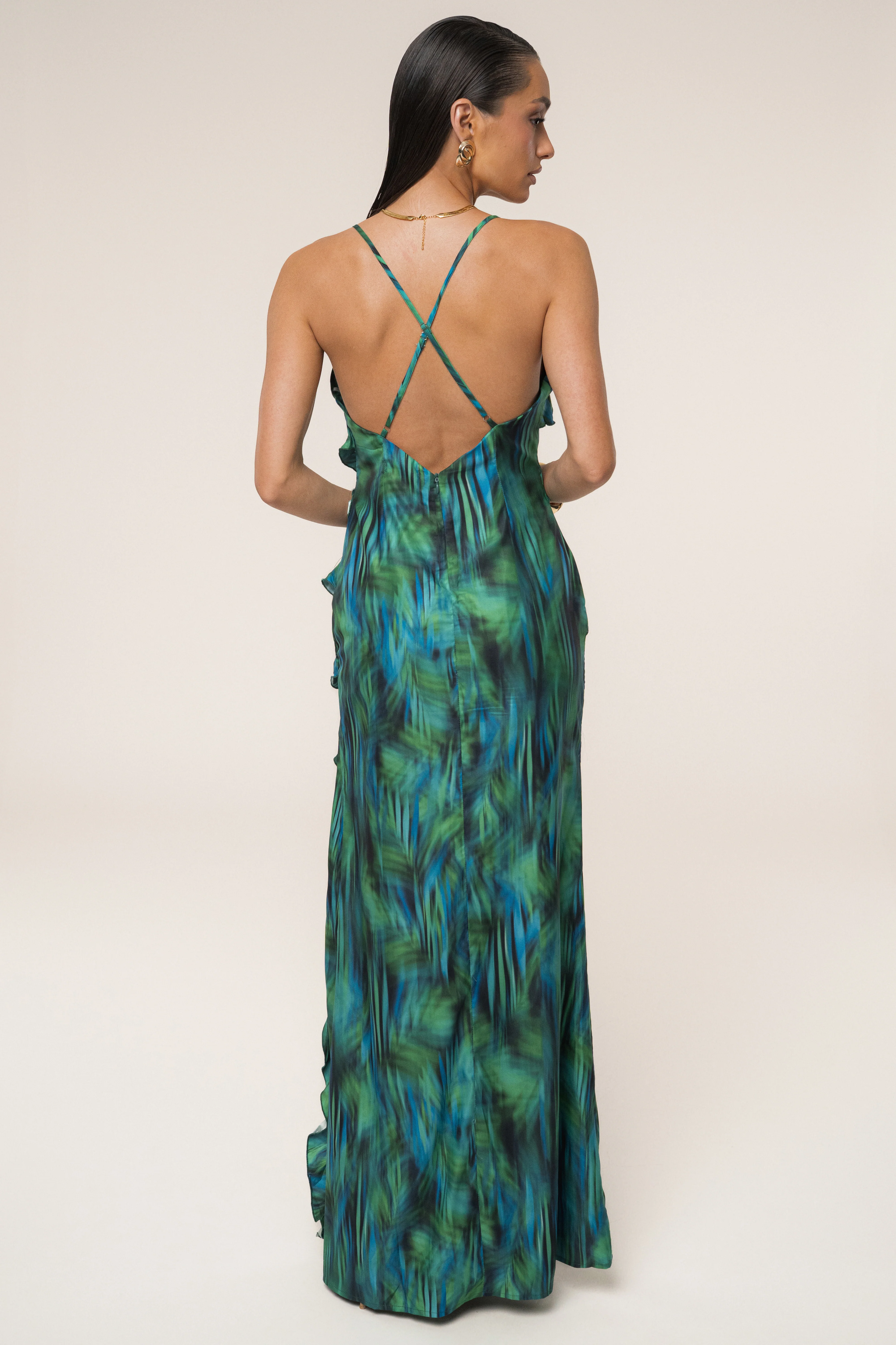 Green Tropic Muse Maxi Dress - Image 7