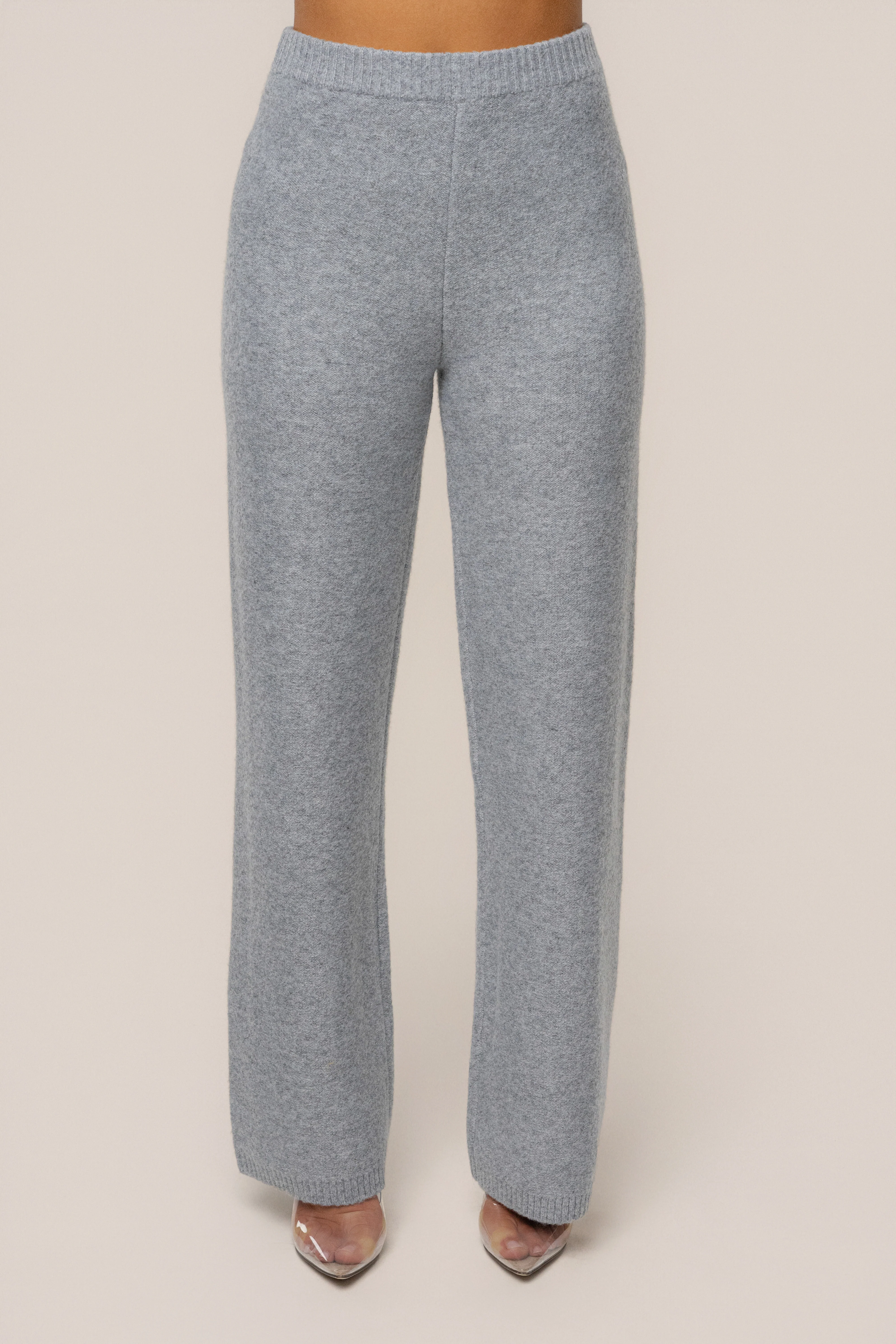 Grey Emelie Knit Pant Set - Image 3