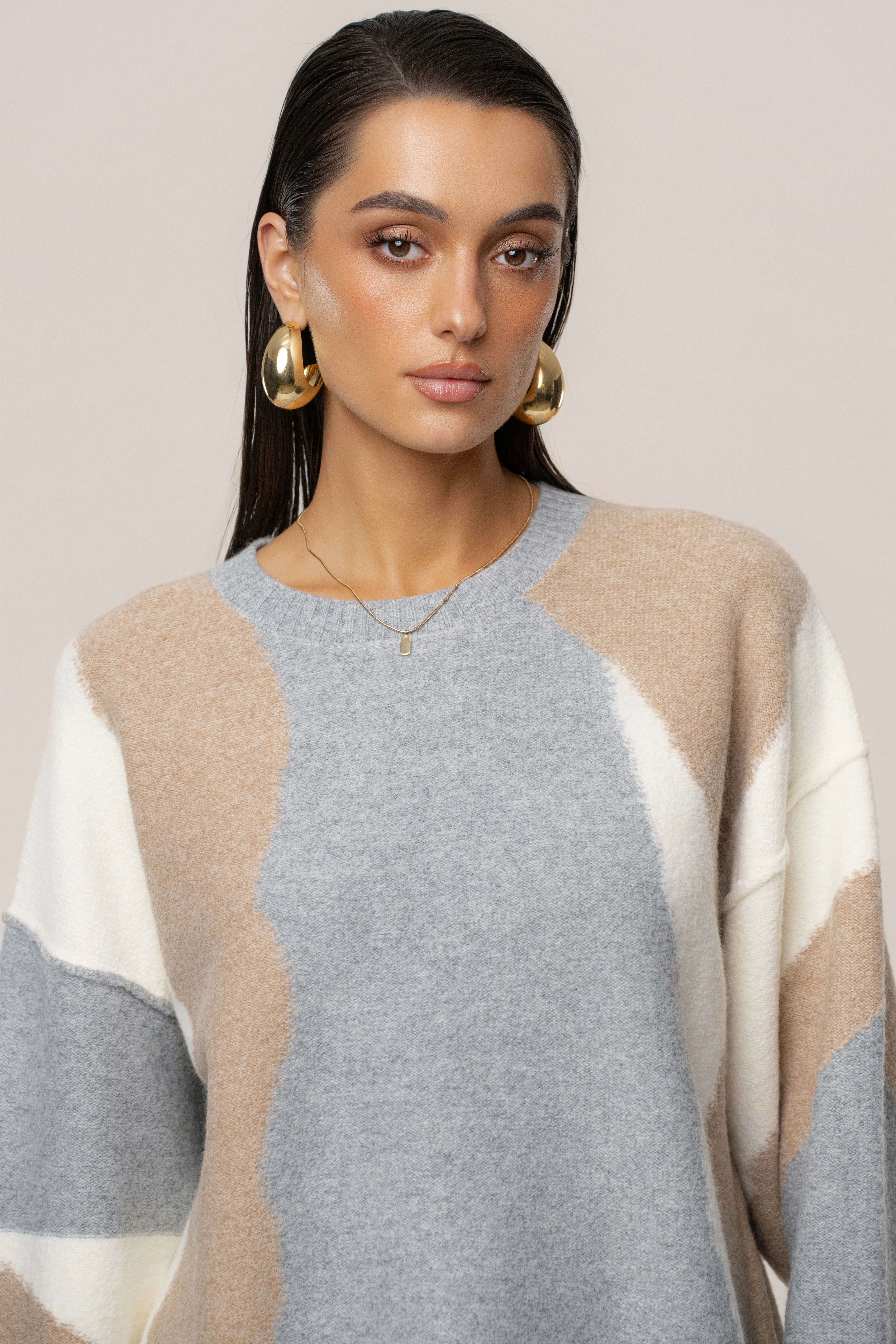 Grey Emelie Knit Pant Set - Image 6