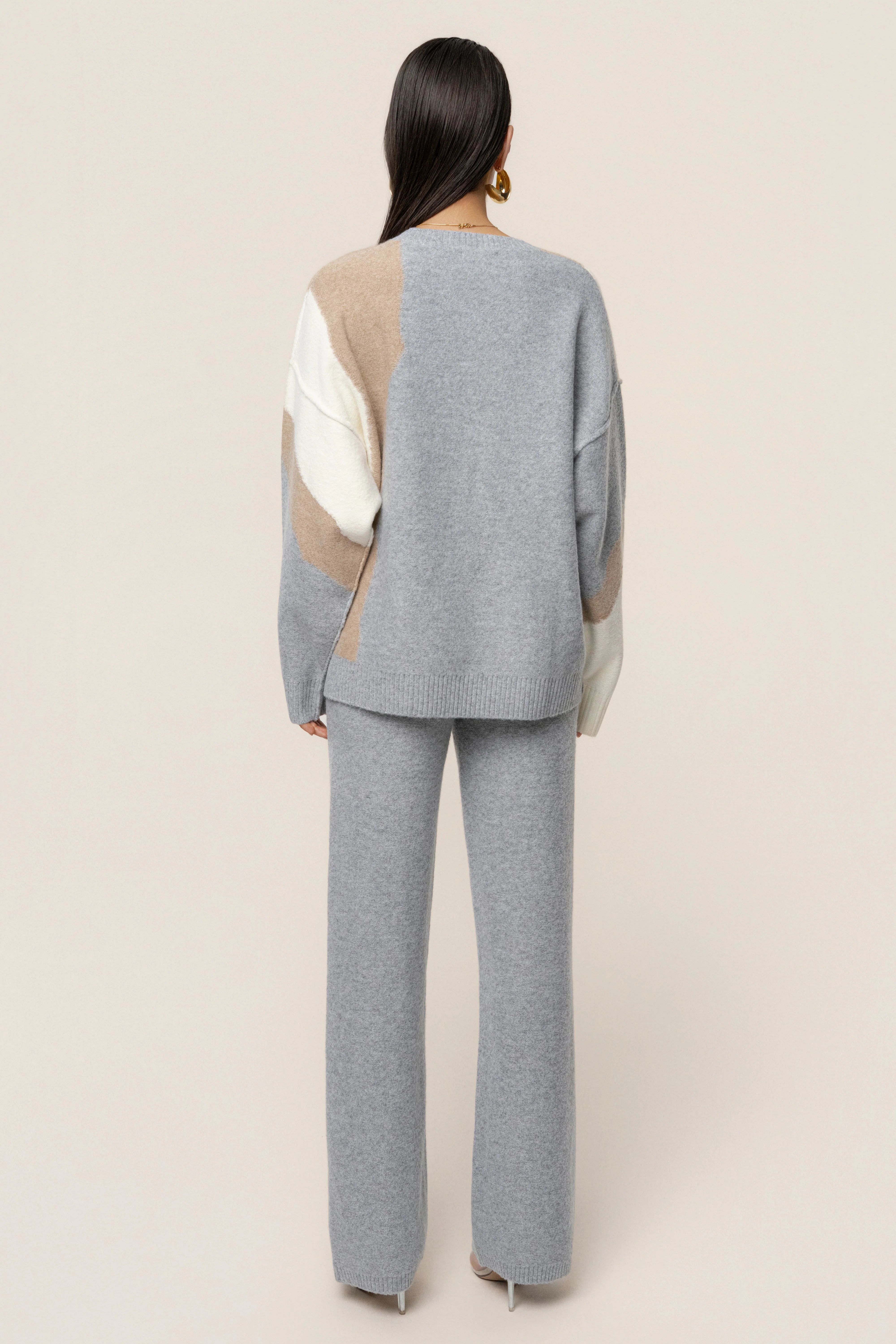Grey Emelie Knit Pant Set - Image 9