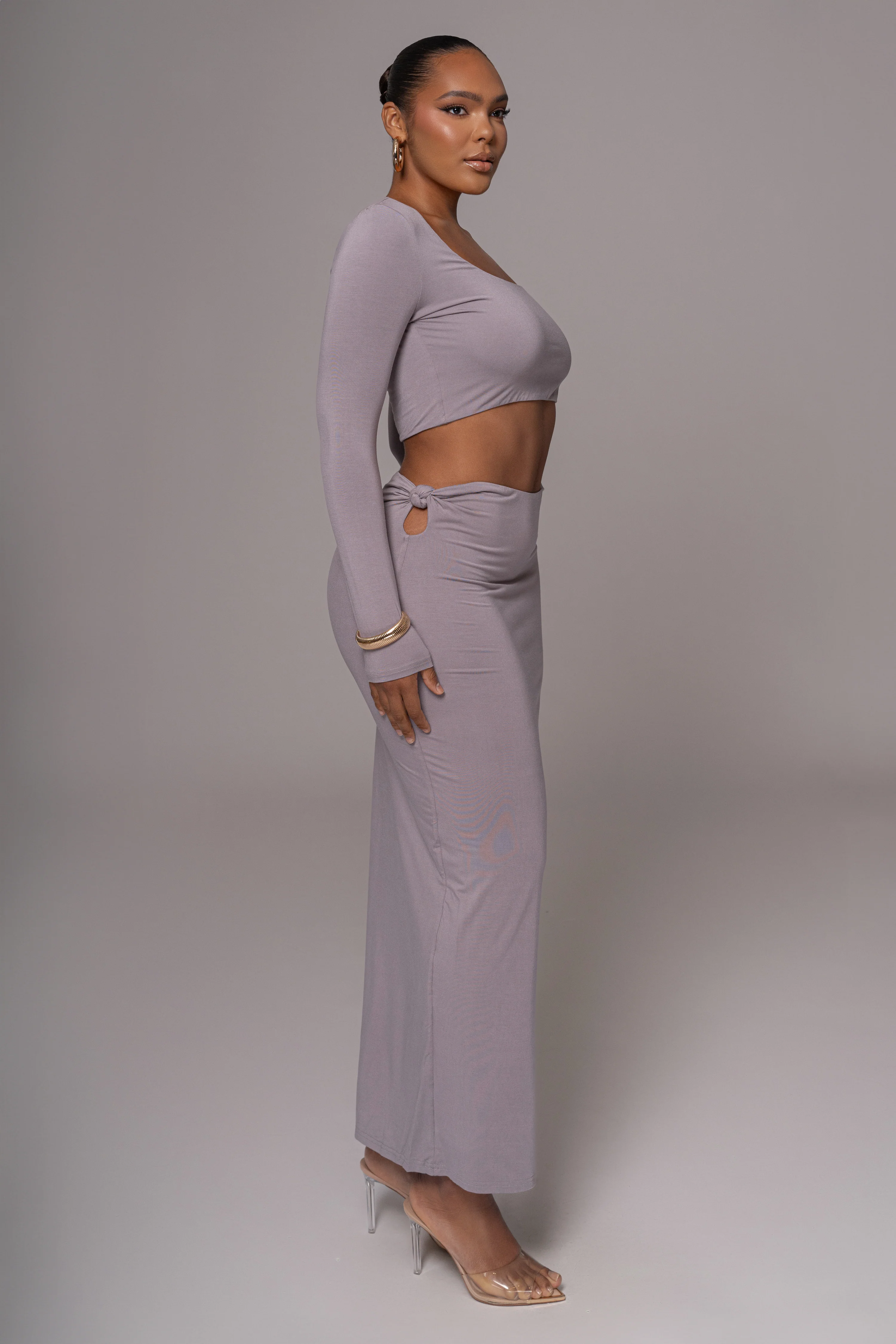 Grey Geneva Skirt Set - Image 5