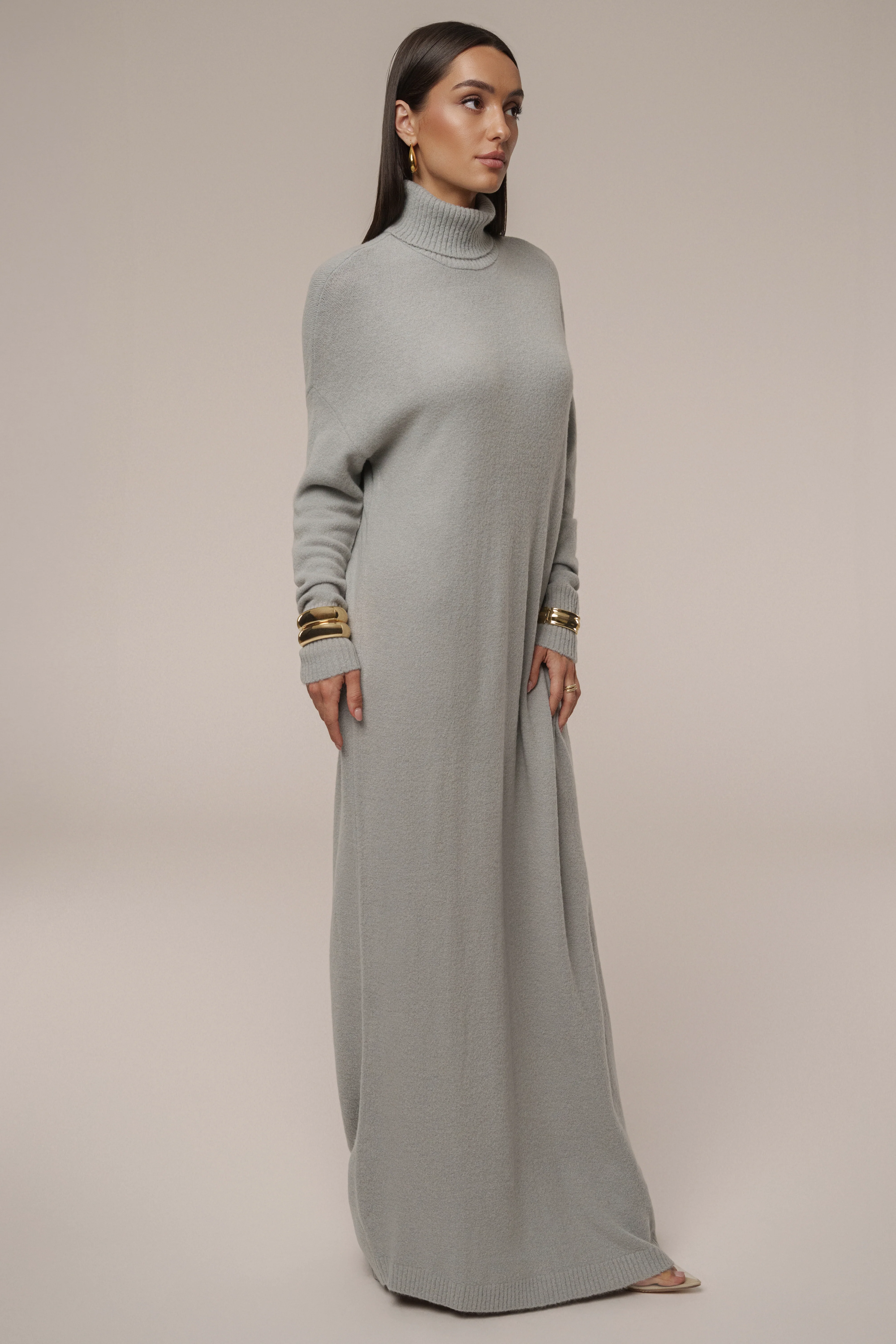 Grey Hartley Knit Maxi Dress - Image 10
