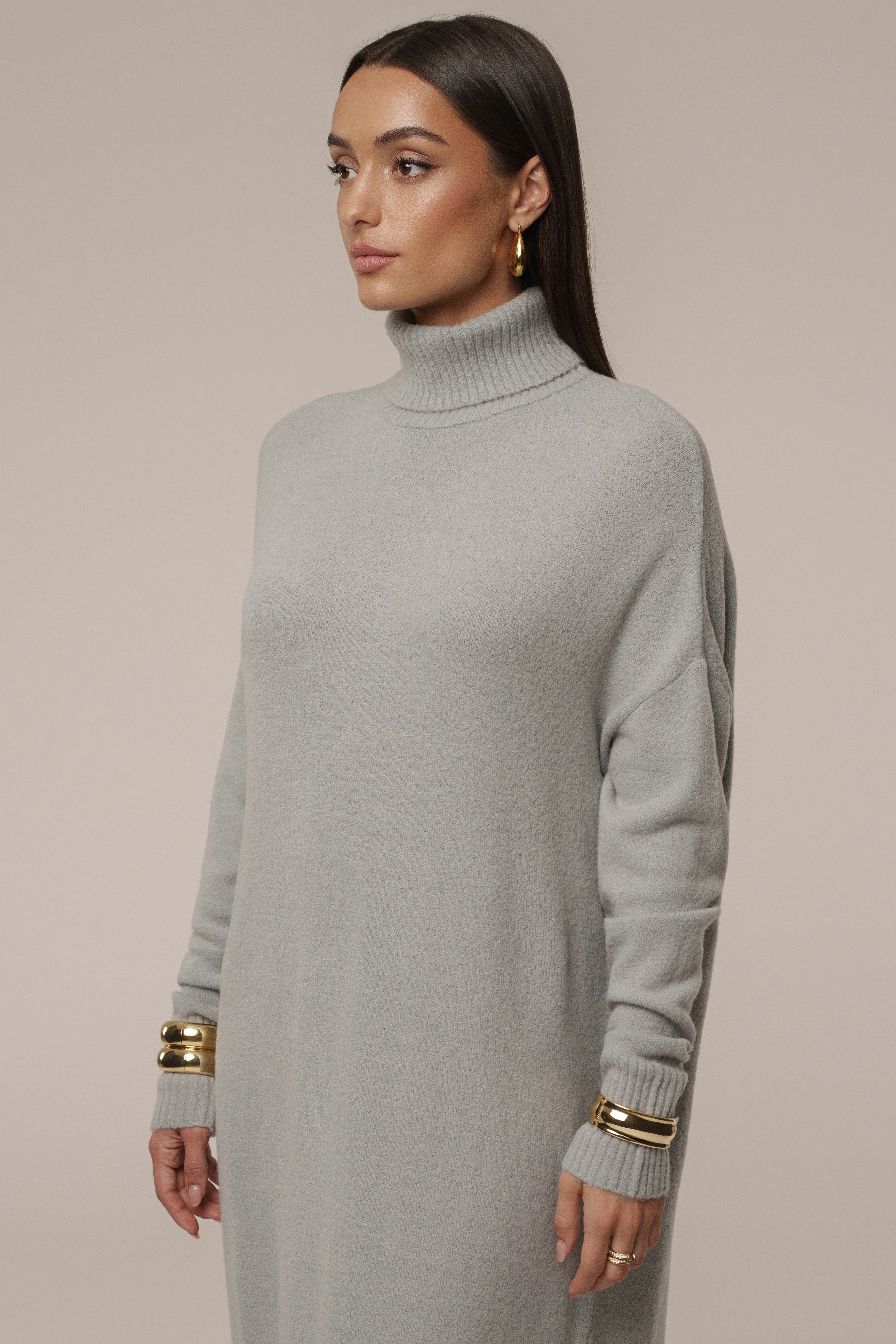Grey Hartley Knit Maxi Dress - Image 4