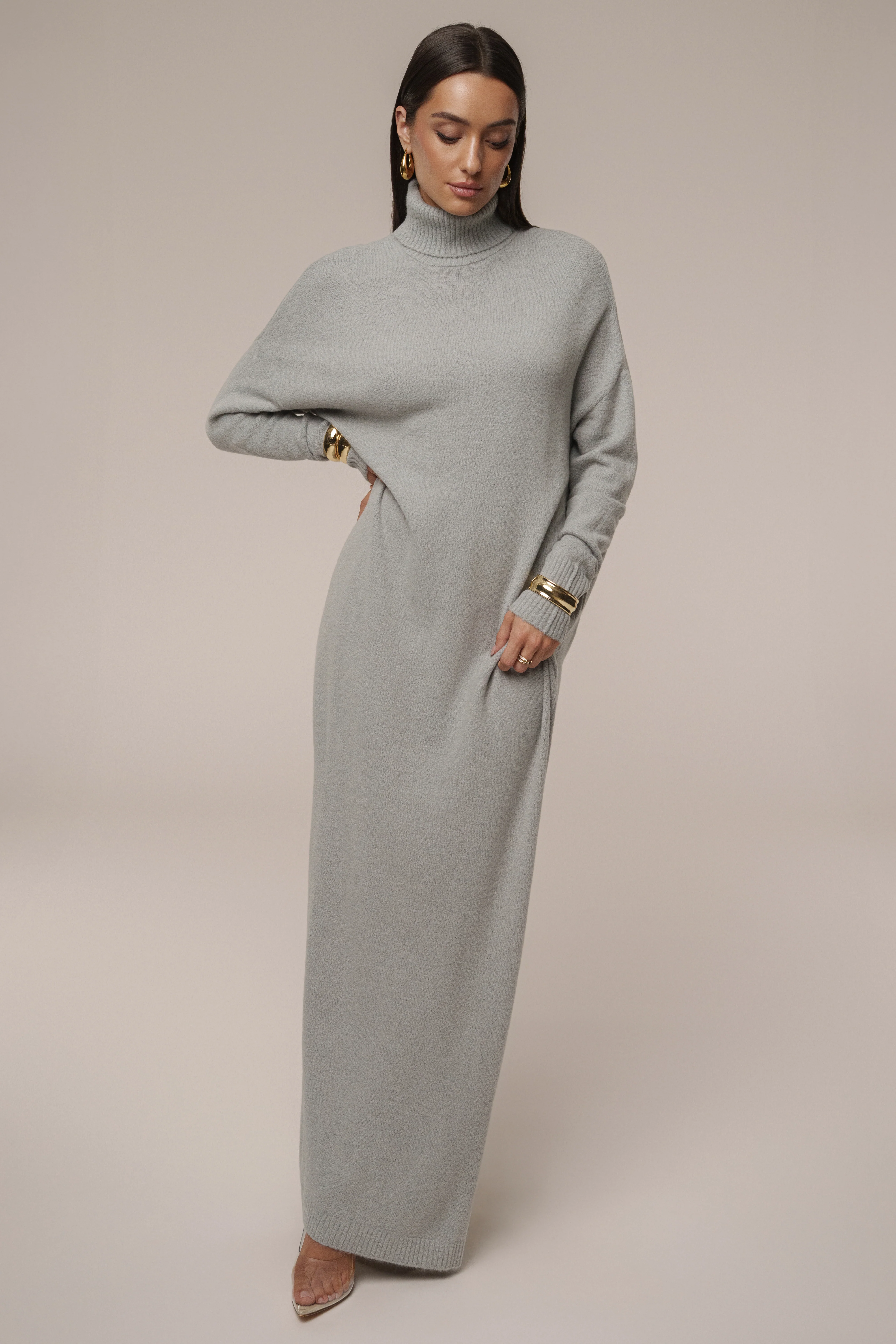 Grey Hartley Knit Maxi Dress - Image 5