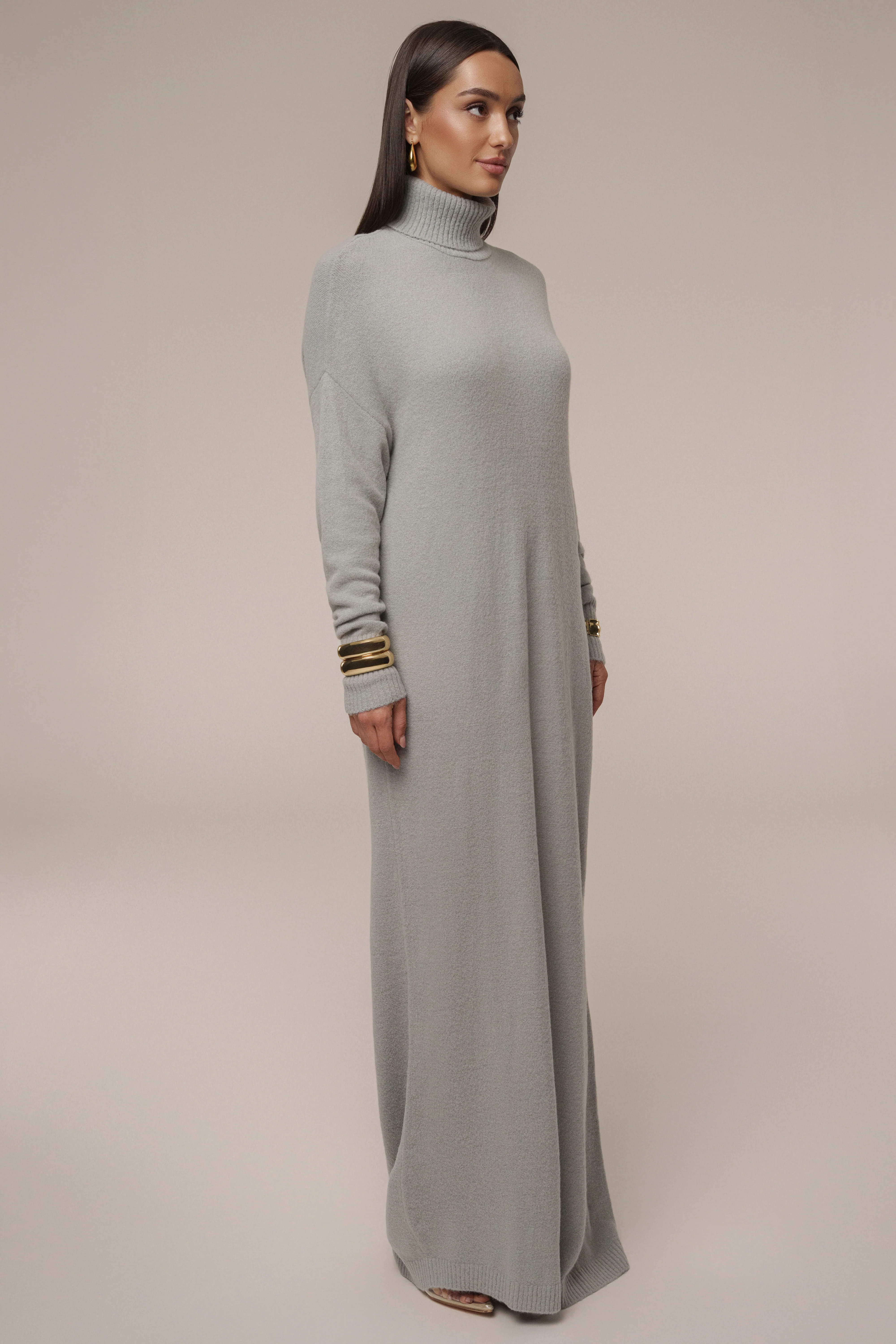 Grey Hartley Knit Maxi Dress - Image 6