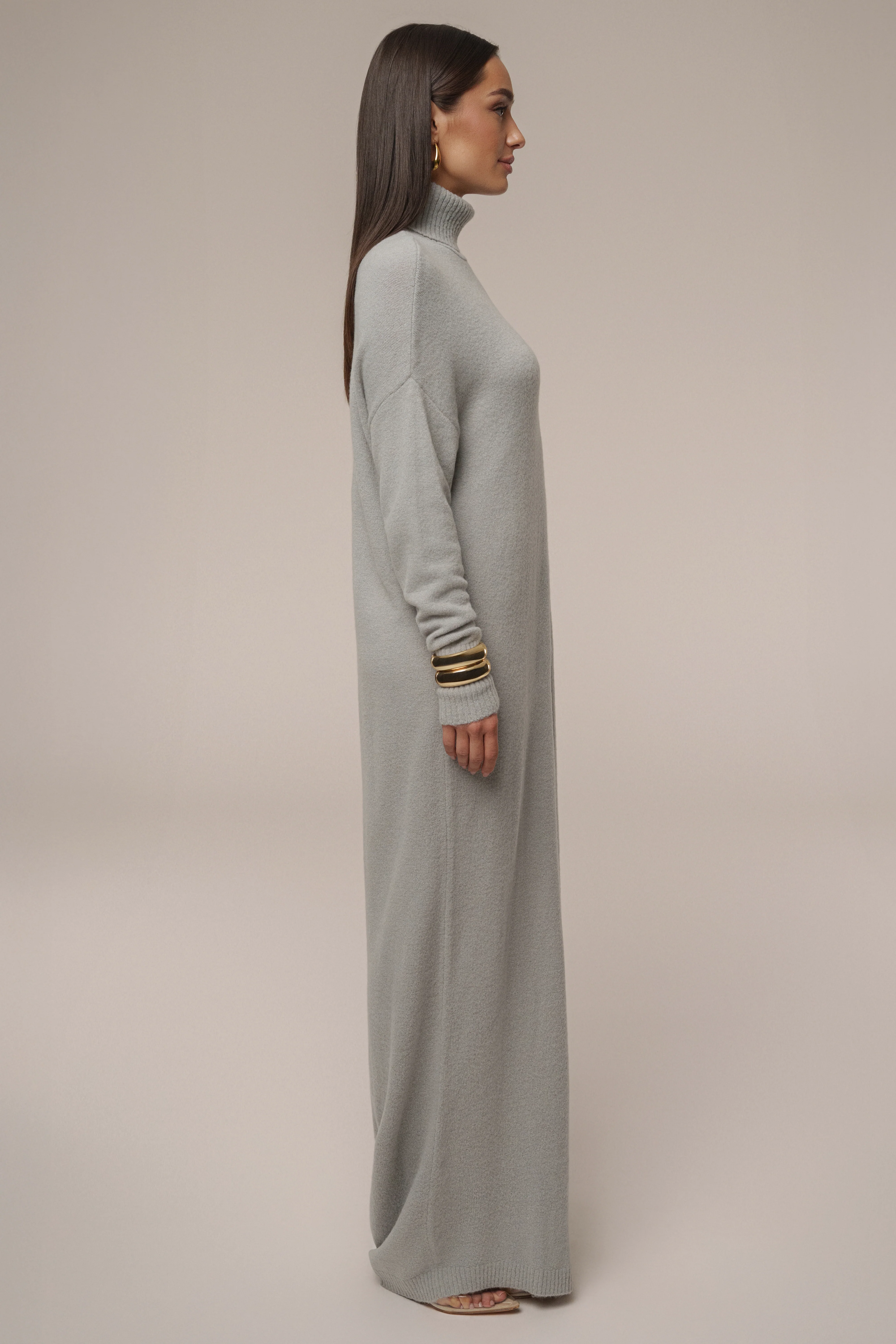 Grey Hartley Knit Maxi Dress - Image 7