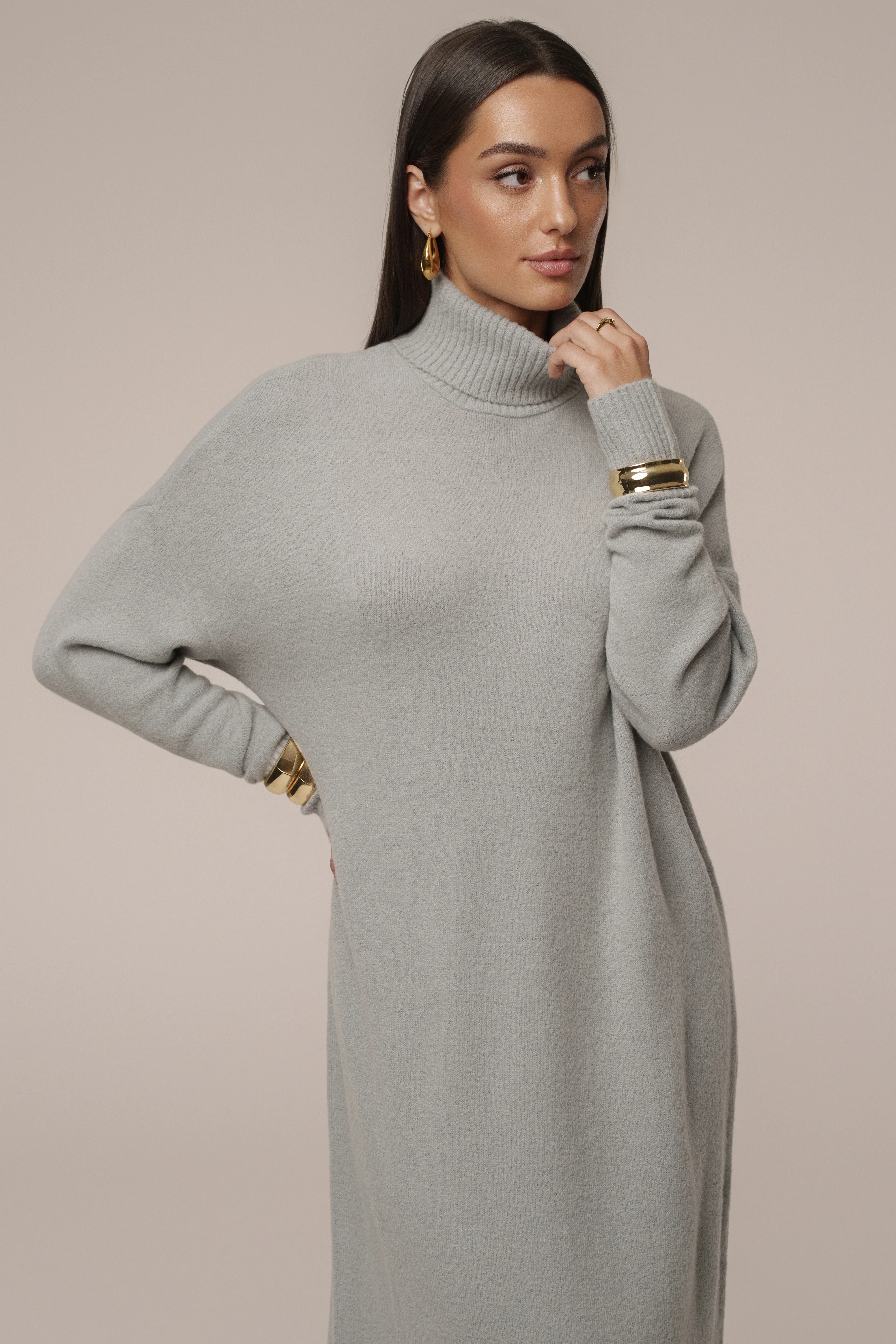 Grey Hartley Knit Maxi Dress - Image 8