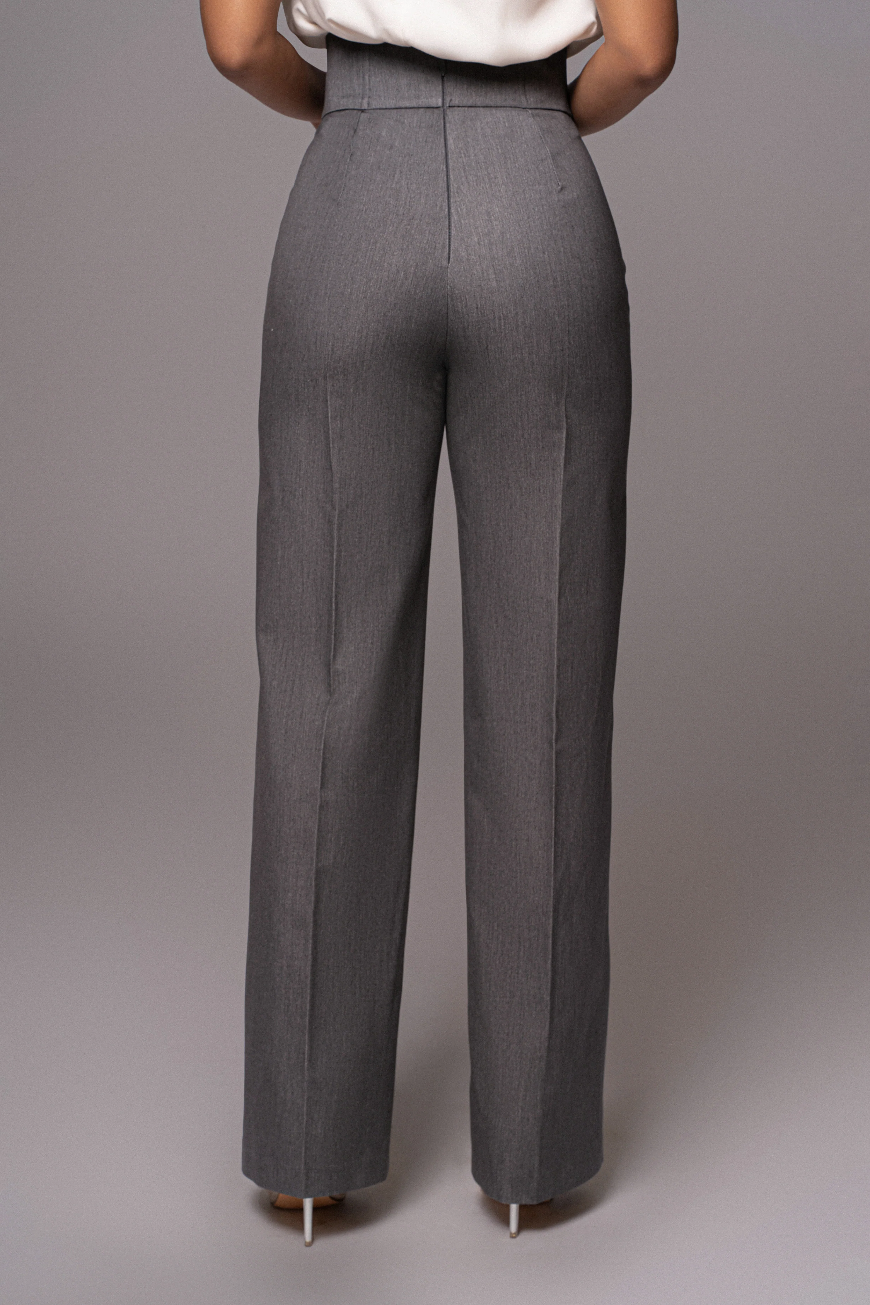 Grey Novena Woven Pants - Image 4