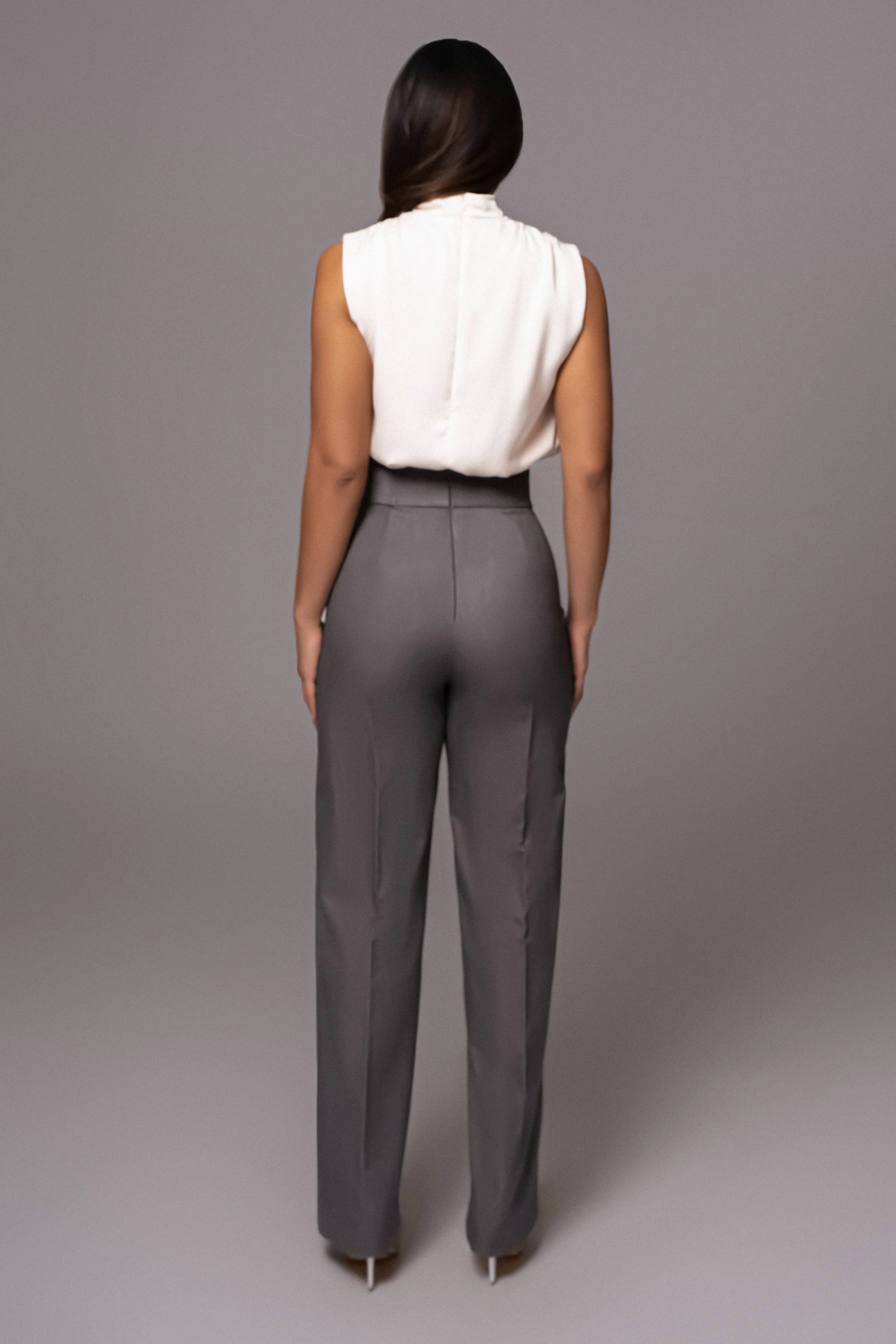 Grey Novena Woven Pants - Image 9