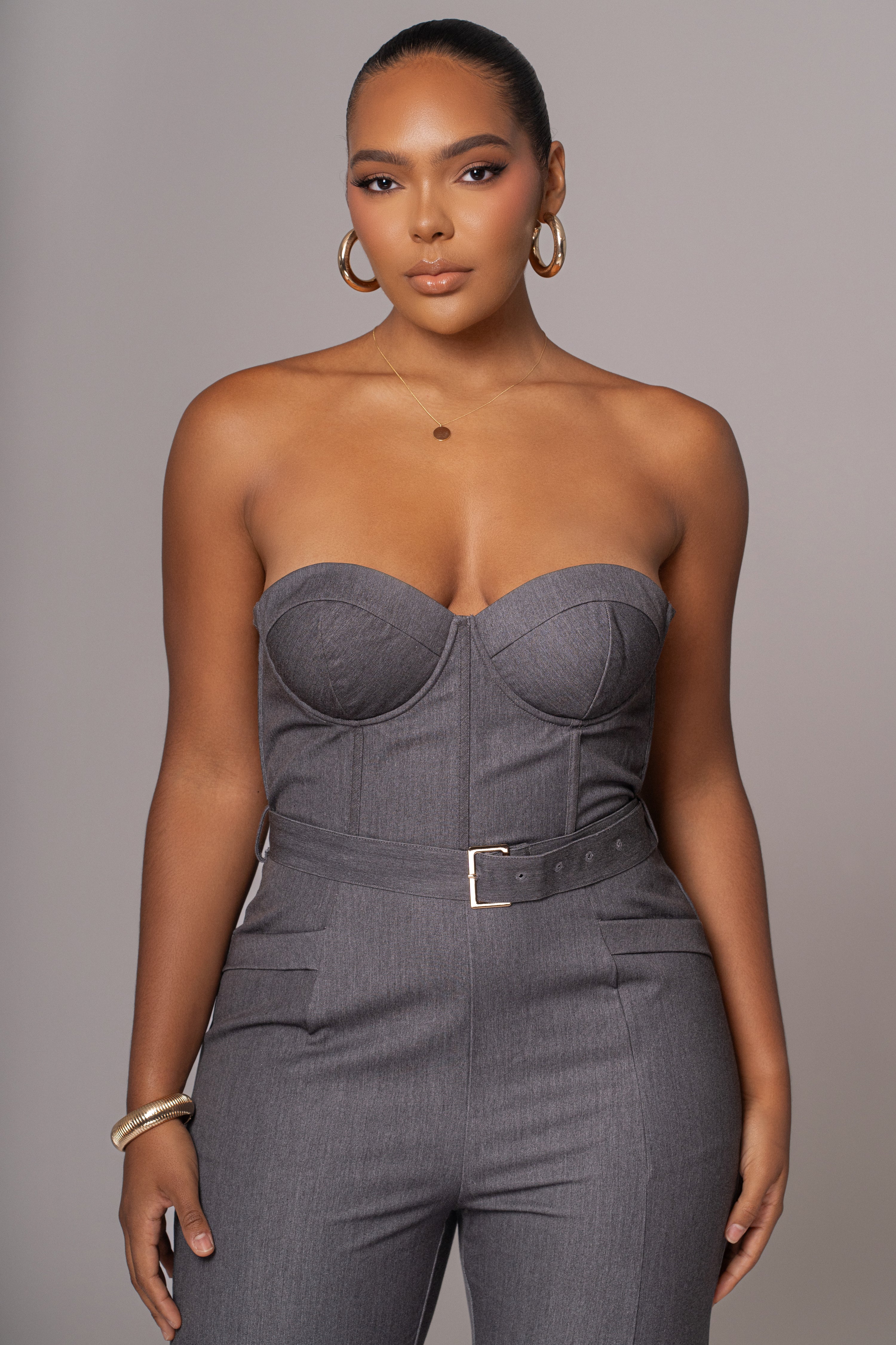 Grey Sweetheart Aroma Jumpsuit - Image 3