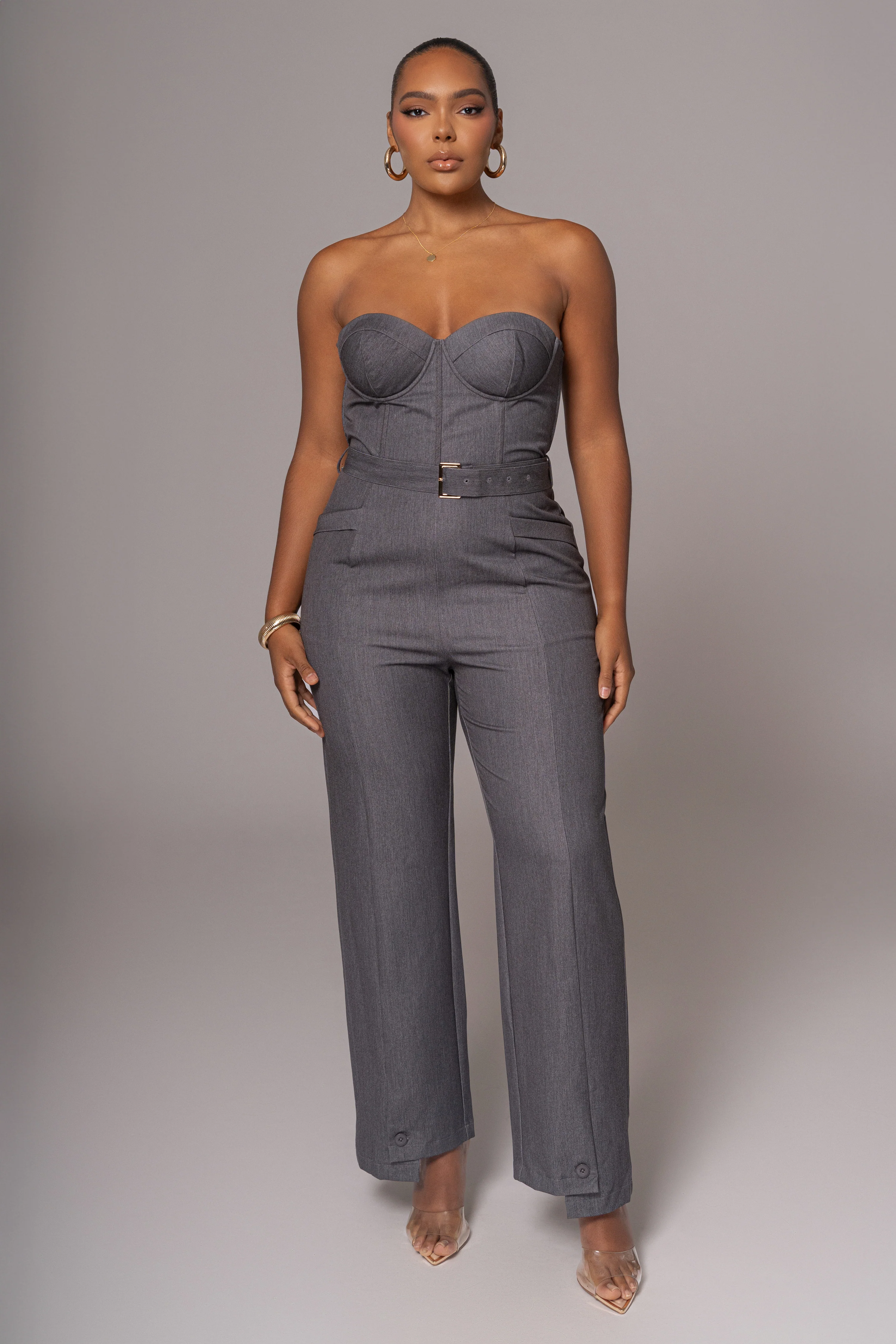 Grey Sweetheart Aroma Jumpsuit - Image 4
