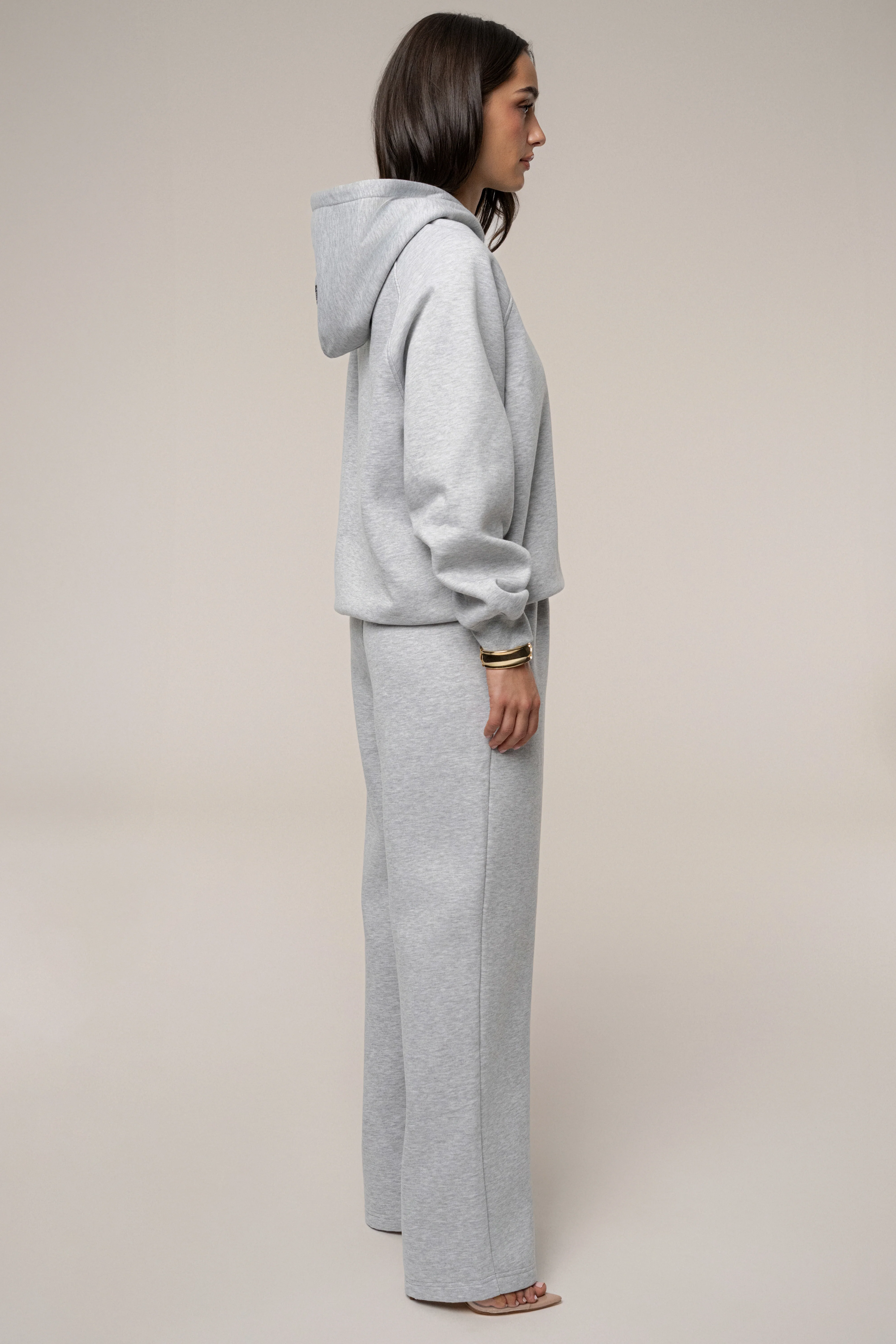 Heather Grey JLUXLABEL Logo Fleece Pants - Image 6