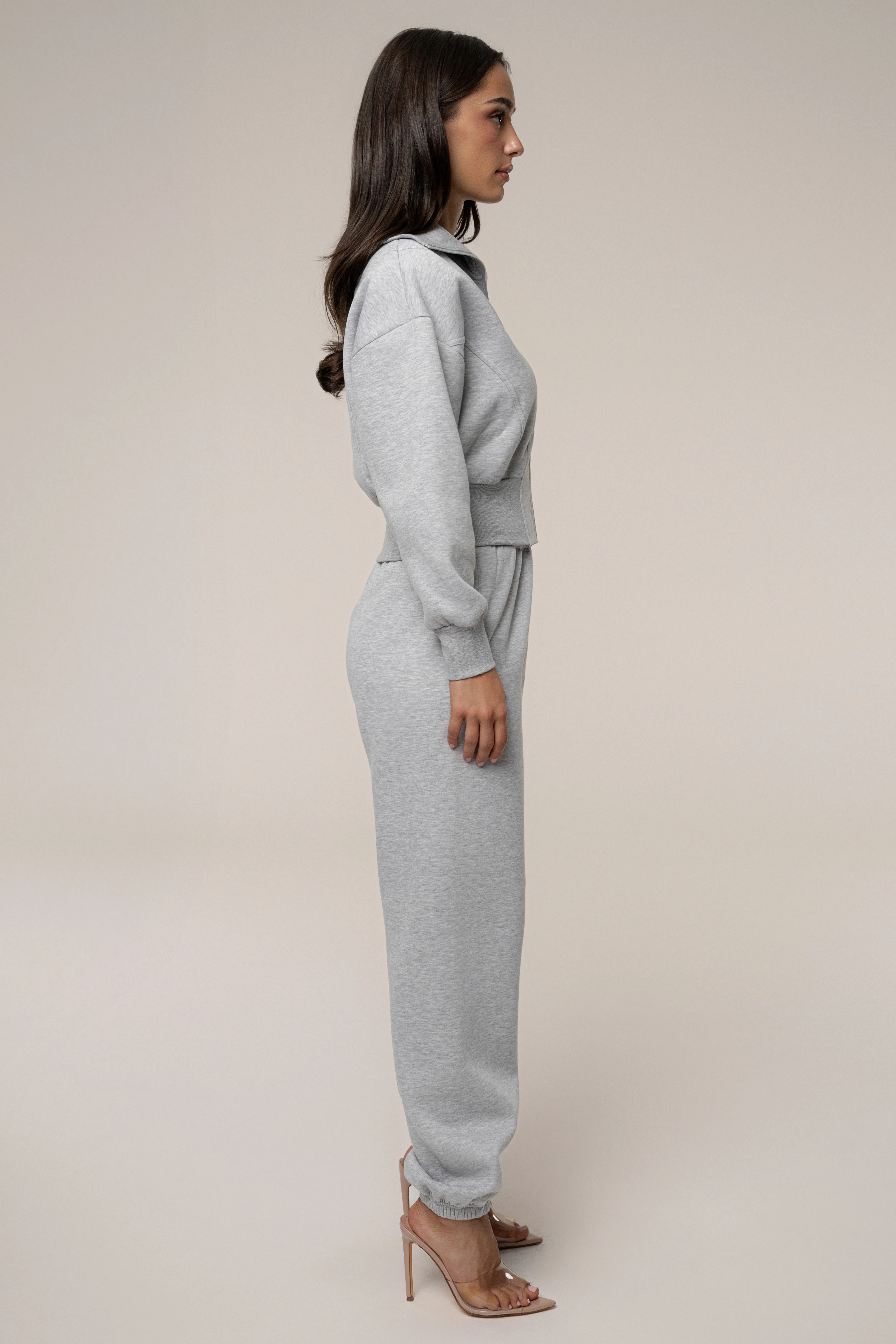 Heather Grey JLUXLABEL Logo Sweatpants - Image 8