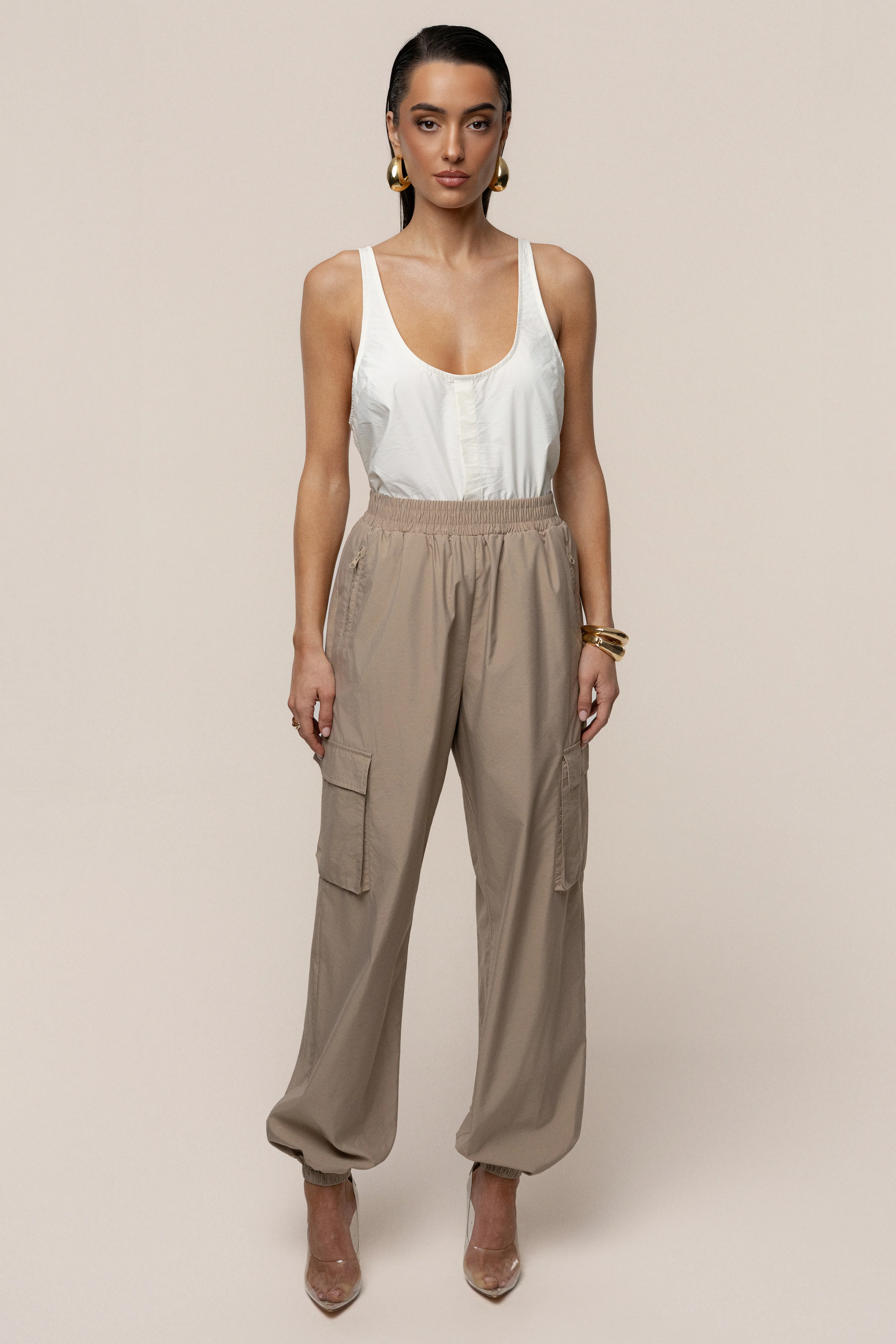 Ivory Active Scoop Neck Top - Image 5