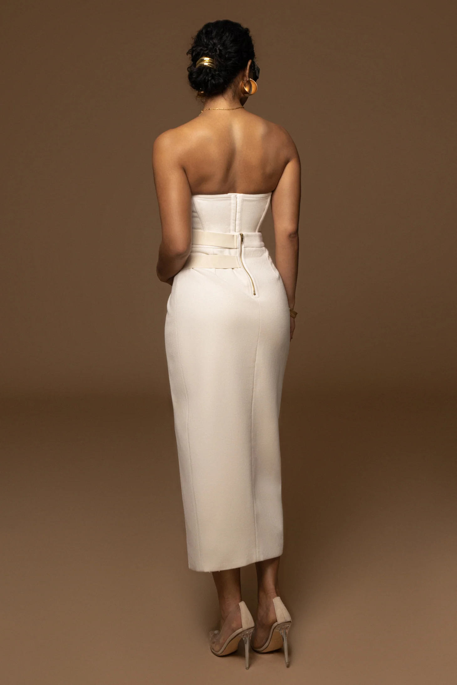 Ivory ALL YOU NEED WOVEN CORSET - Image 9