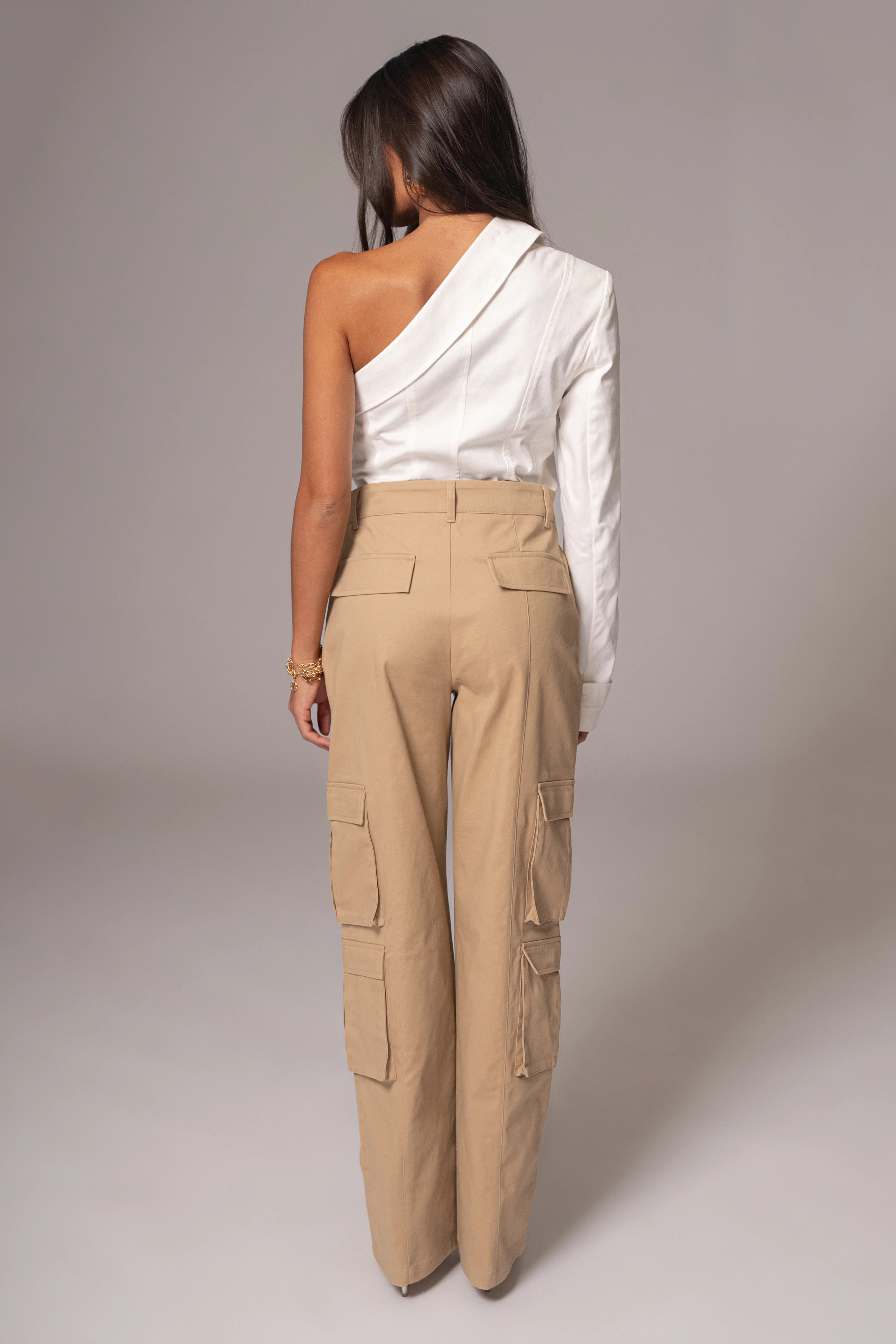 Ivory Amal One Shoulder Top - Image 8
